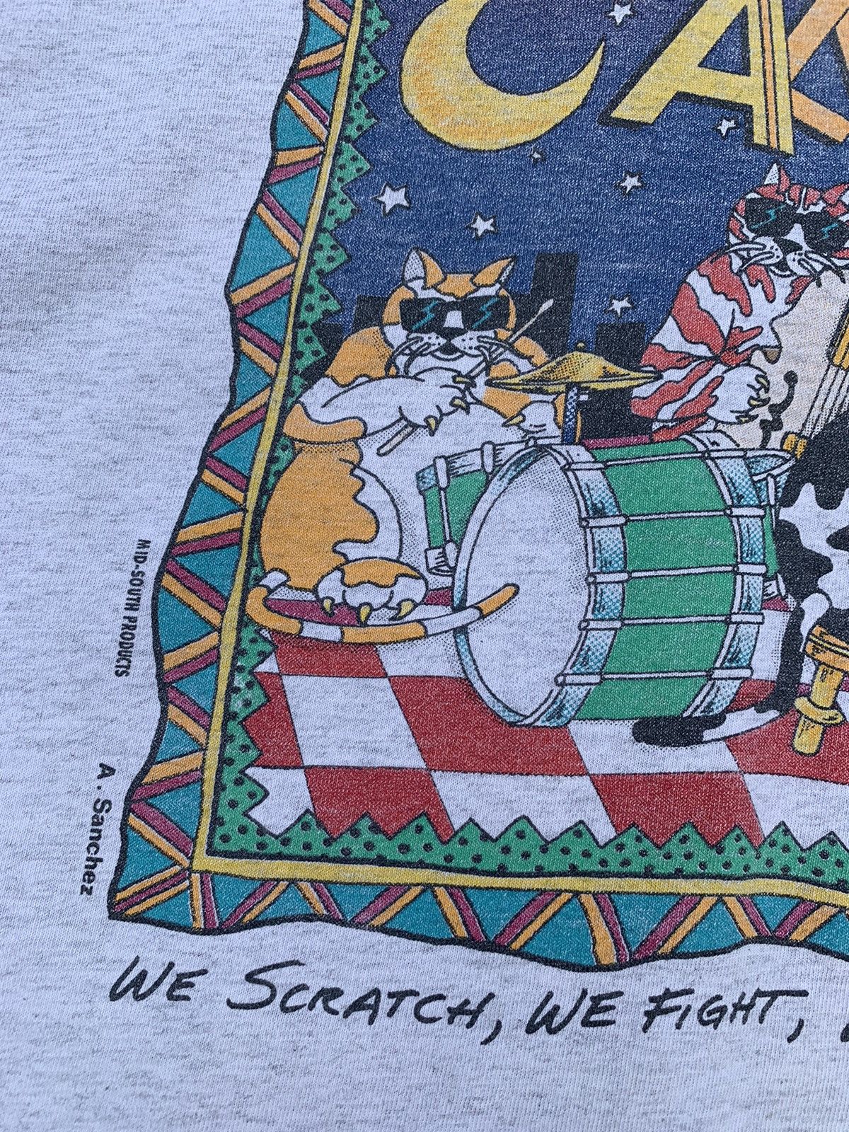 Band Tees Vintage 1992 Memphis Blues Festival Tee Size US XL / EU 56 / 4 - 4 Thumbnail