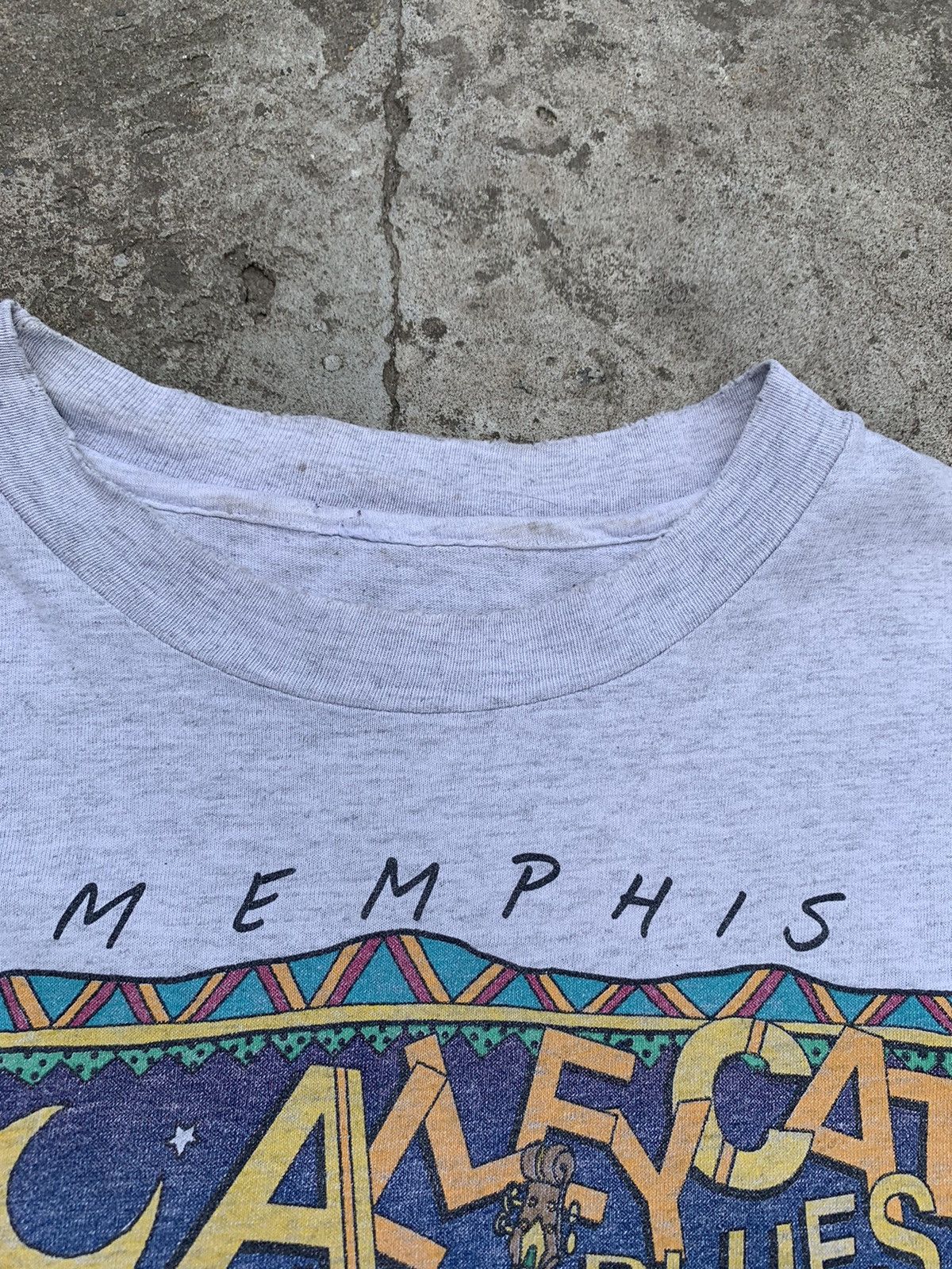 Band Tees Vintage 1992 Memphis Blues Festival Tee Size US XL / EU 56 / 4 - 8 Thumbnail