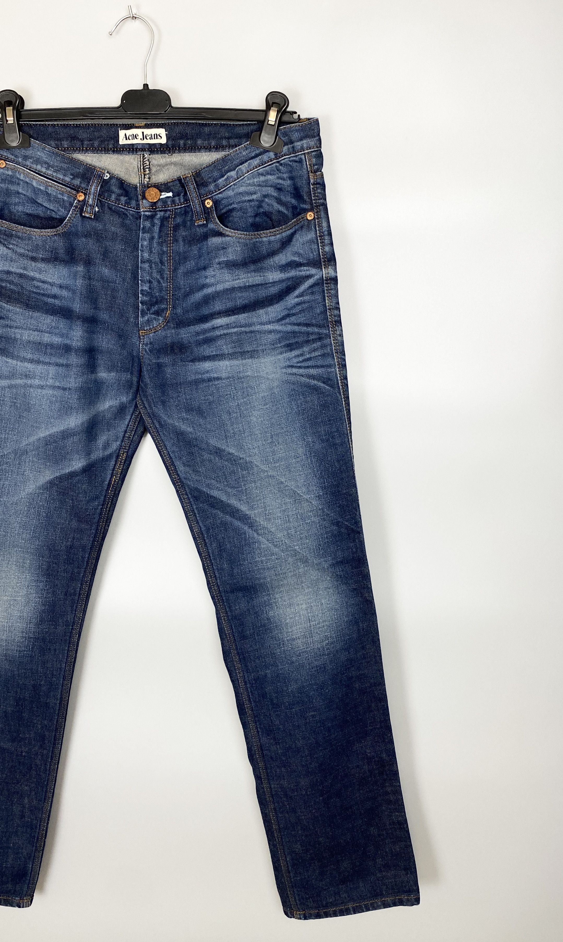 Acne Studios Acne Jeans Max True Dark W33 L34 Size US 33 - 3 Thumbnail
