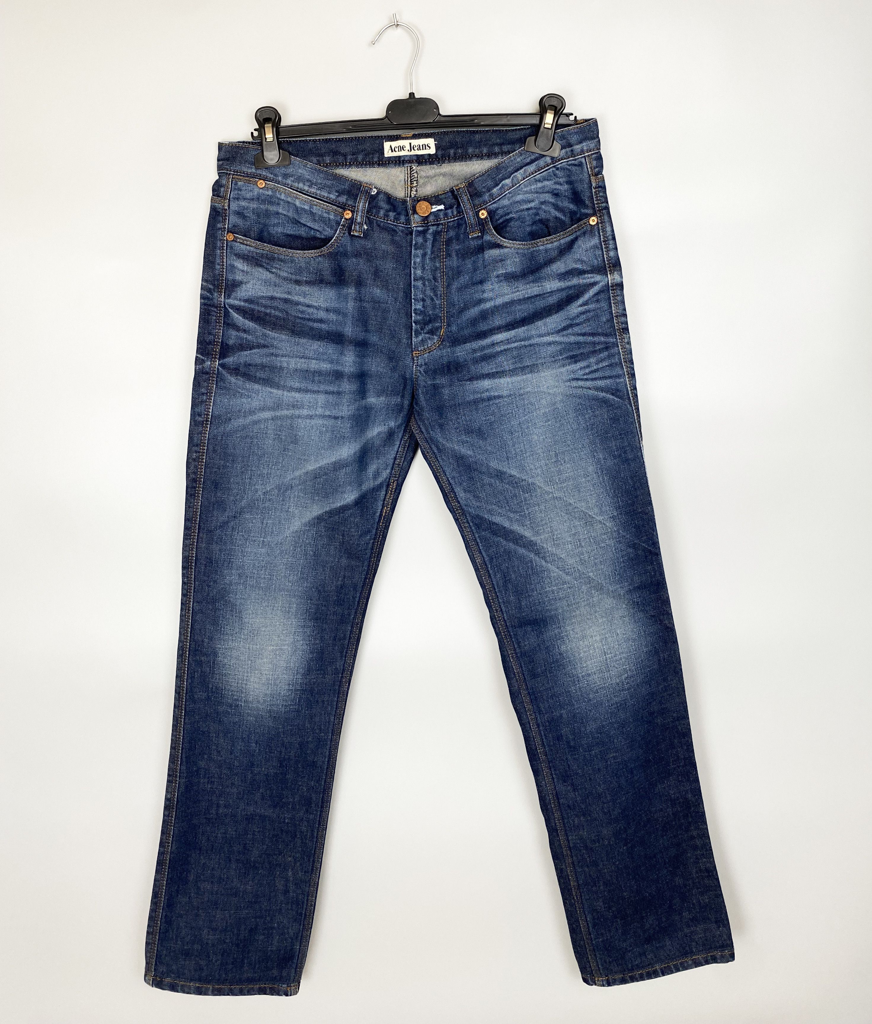 Acne Studios Acne Jeans Max True Dark W33 L34 Size US 33 - 1 Thumbnail