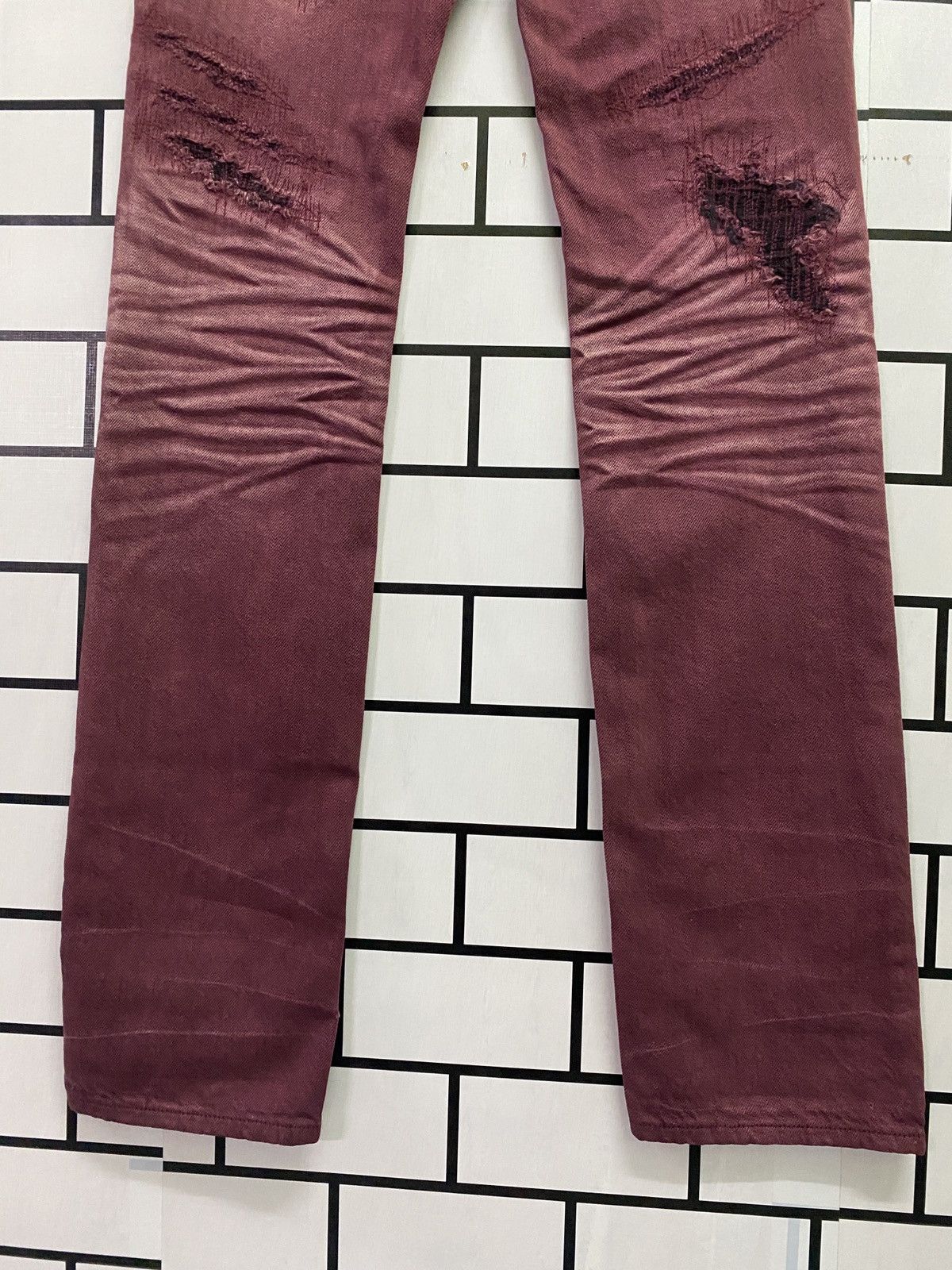 Tornado Mart Japanese Brand TORNADO MART Low Rises Distressed Style Denim Size US 28 / EU 44 - 11 Thumbnail