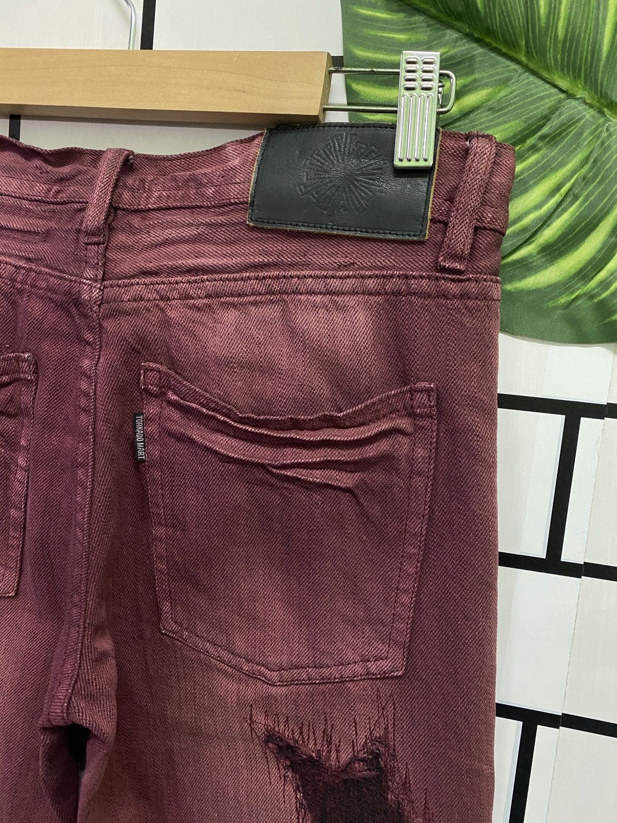 Tornado Mart Japanese Brand TORNADO MART Low Rises Distressed Style Denim Size US 28 / EU 44 - 14 Thumbnail