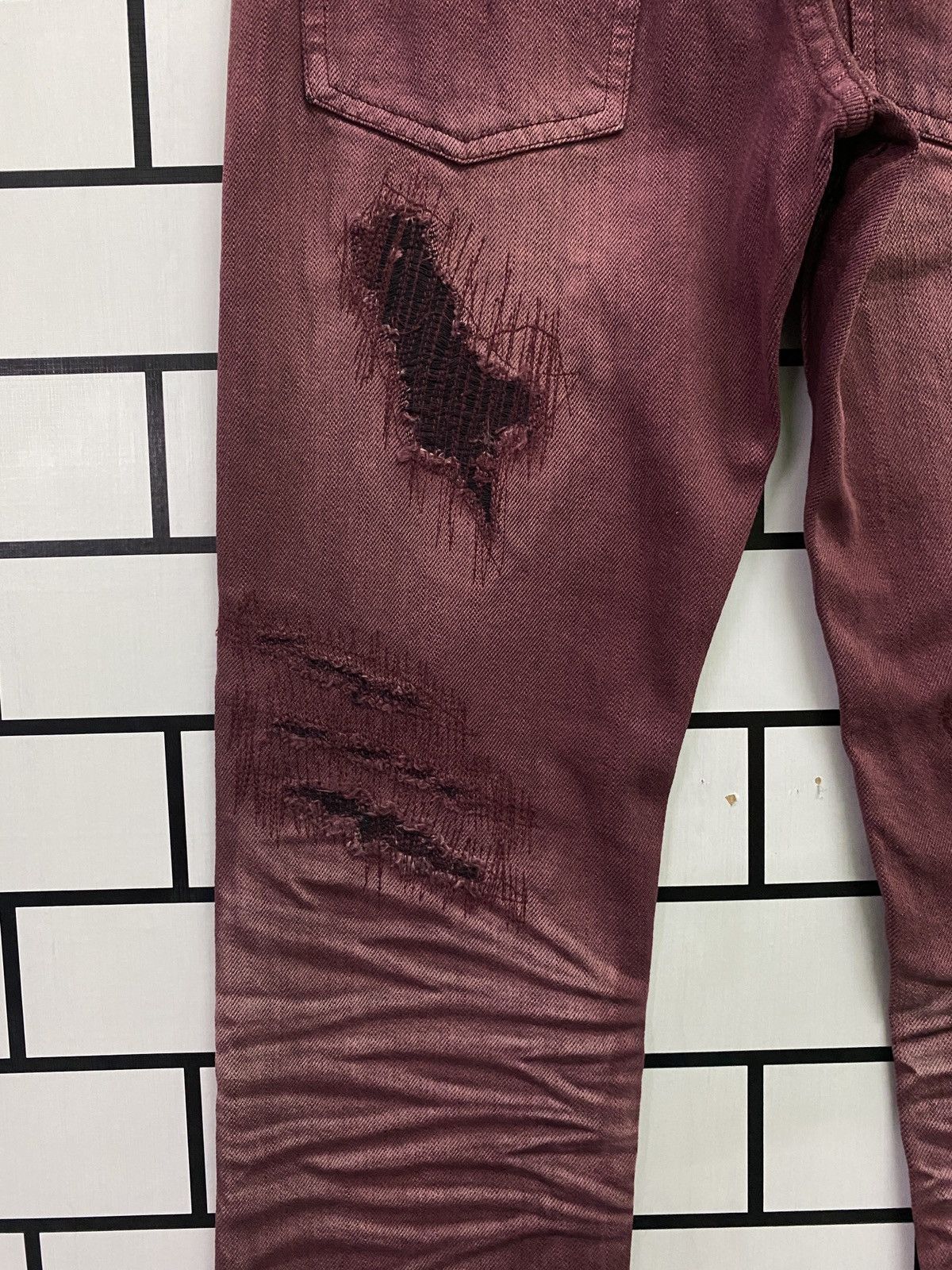 Tornado Mart Japanese Brand TORNADO MART Low Rises Distressed Style Denim Size US 28 / EU 44 - 18 Thumbnail