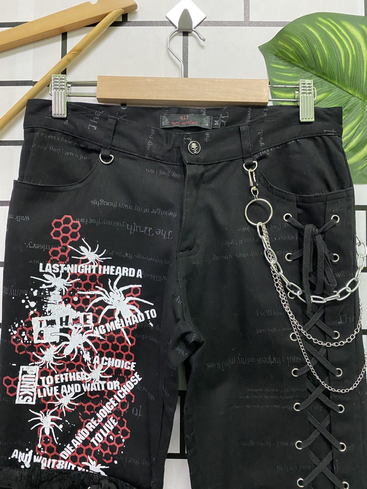 Japanese Brand × Seditionaries Japanese Brand GLP Punk Bondage Devil Pants Size US 29 - 3 Thumbnail