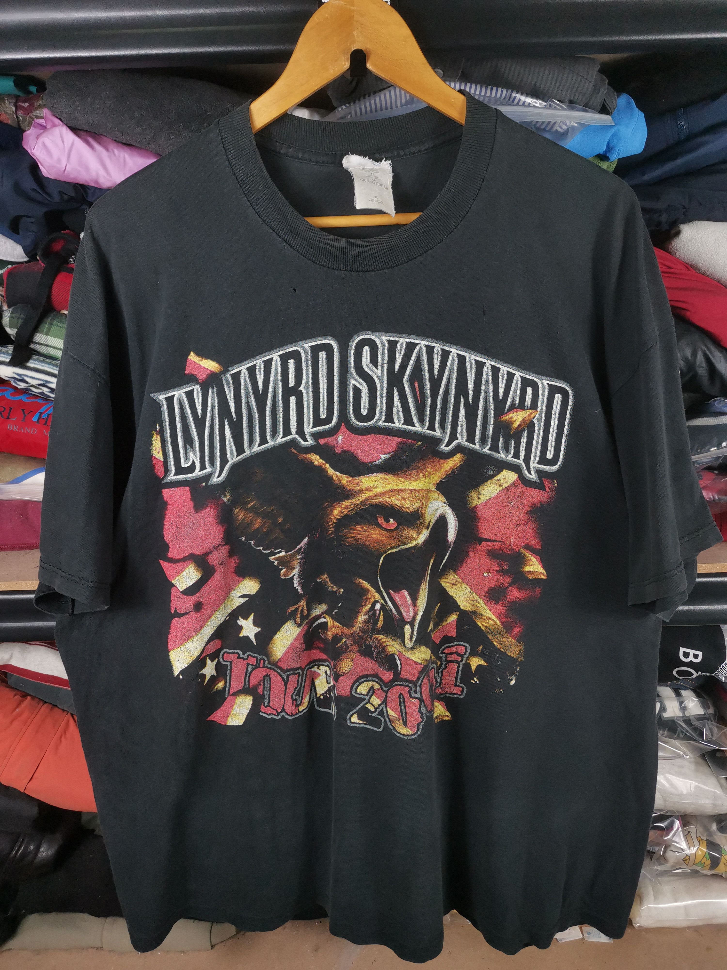 Band Tees Vintage 90s Lynyrd Skynyrd Tour Tees Tshirt Size US XL / EU 56 / 4 - 1 Thumbnail