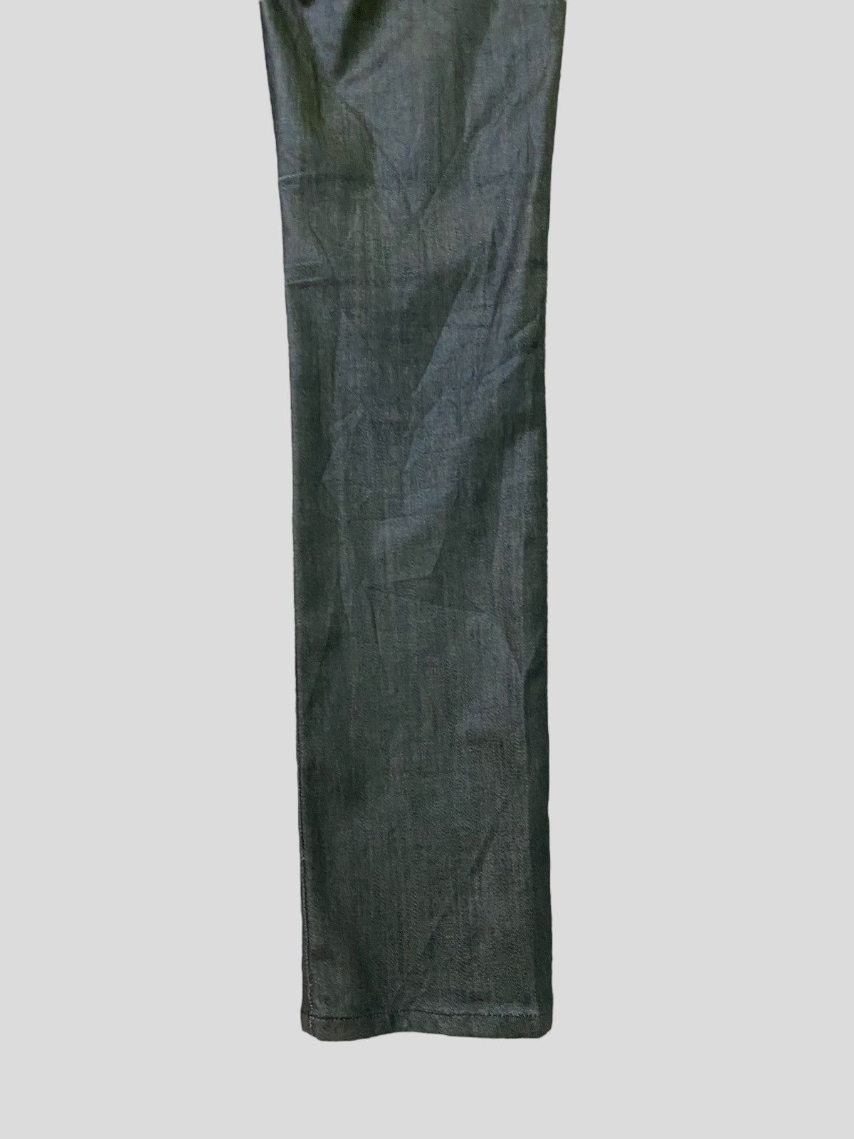 Japanese Brand × Vintage Waxed BACK NUMBER Skinny Low Rise Denim Size US 26 / EU 42 - 13 Thumbnail