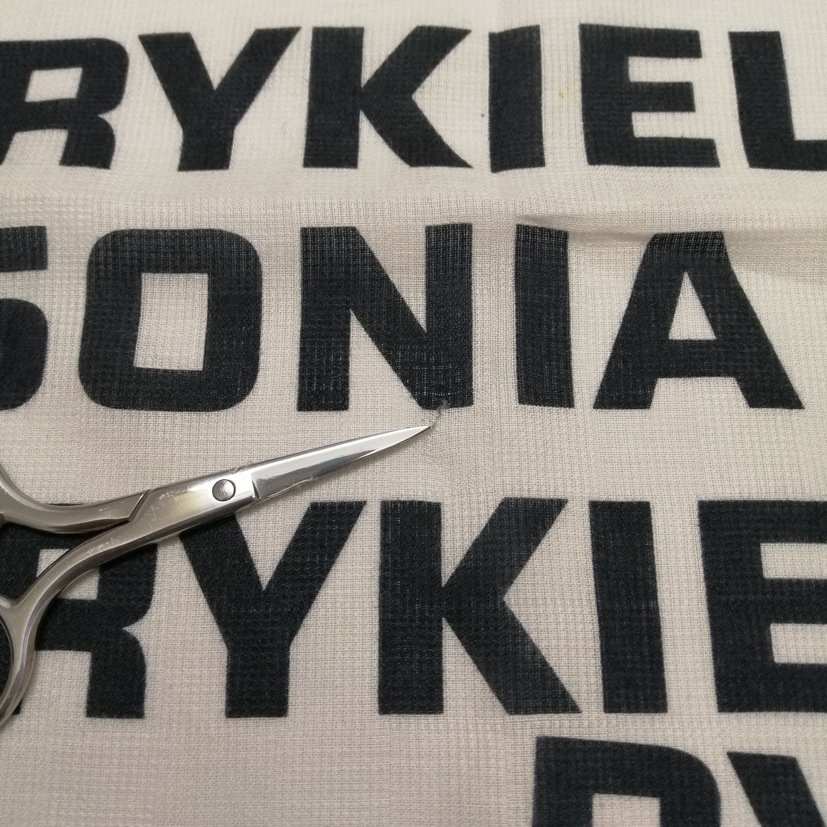 Sonia Rykiel × Vintage Sonia Rykiel Handkerchief/Neckerchief/Bandana-KD2100 Size ONE SIZE - 6 Thumbnail
