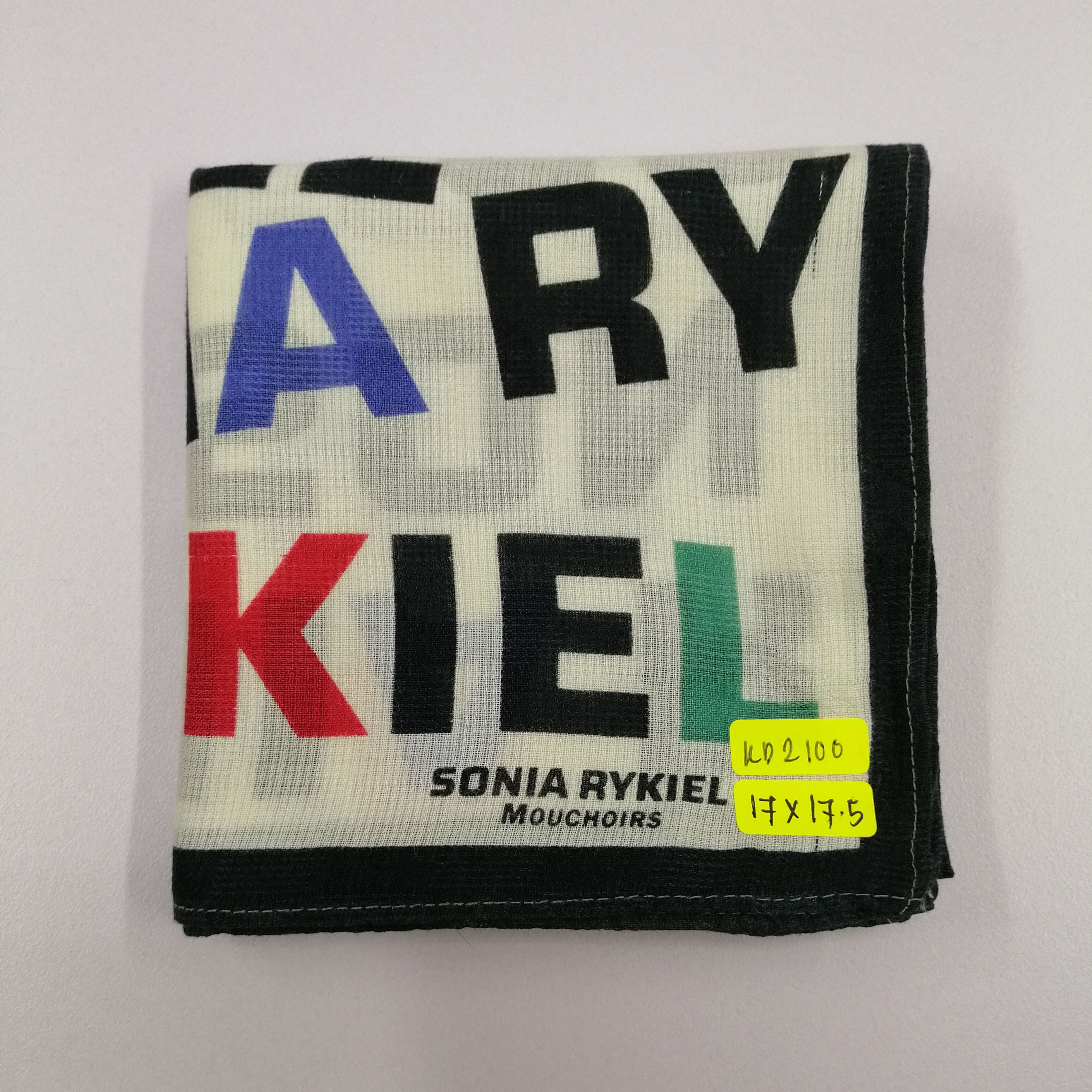 Sonia Rykiel × Vintage Sonia Rykiel Handkerchief/Neckerchief/Bandana-KD2100 Size ONE SIZE - 8 Thumbnail