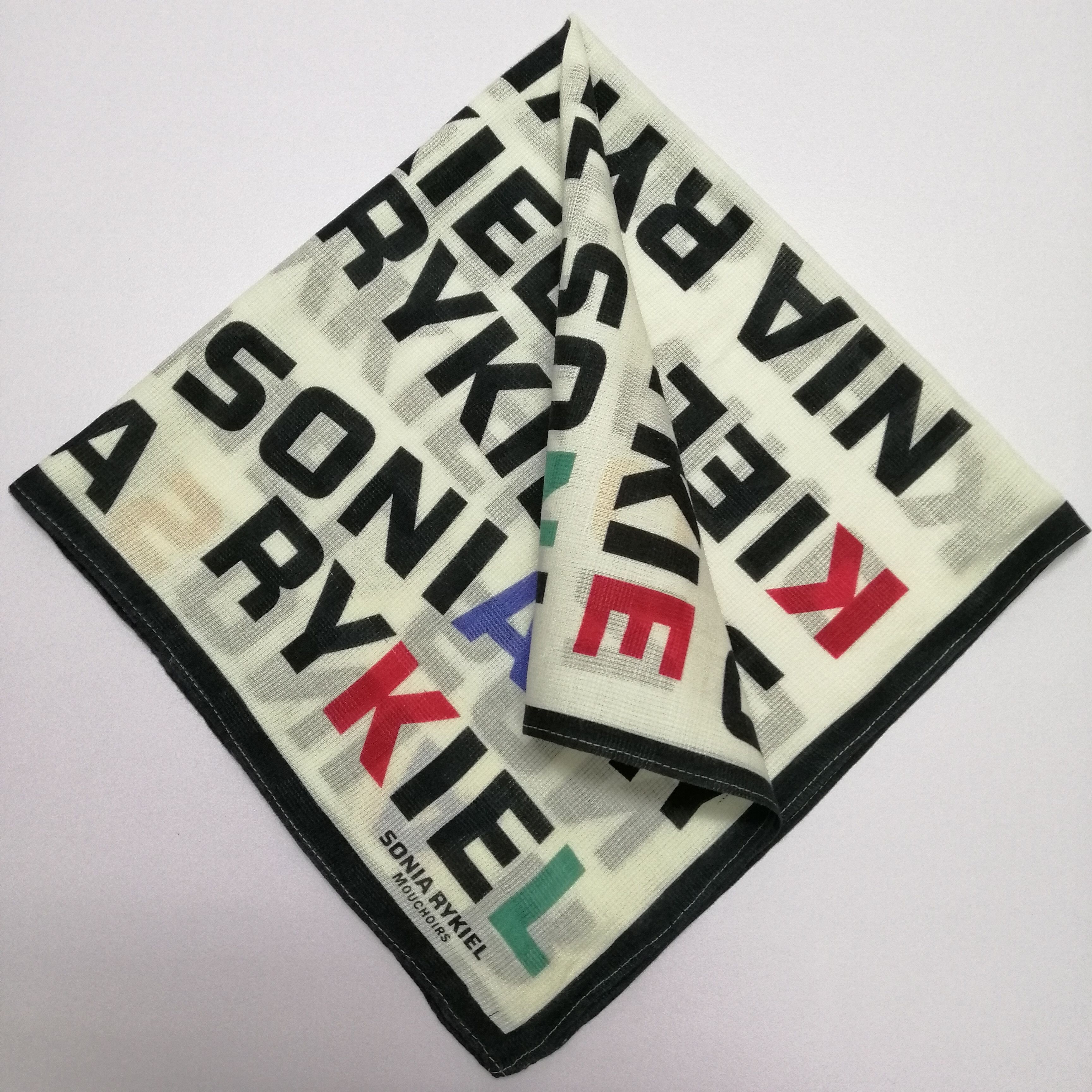 Sonia Rykiel × Vintage Sonia Rykiel Handkerchief/Neckerchief/Bandana-KD2100 Size ONE SIZE - 1 Thumbnail