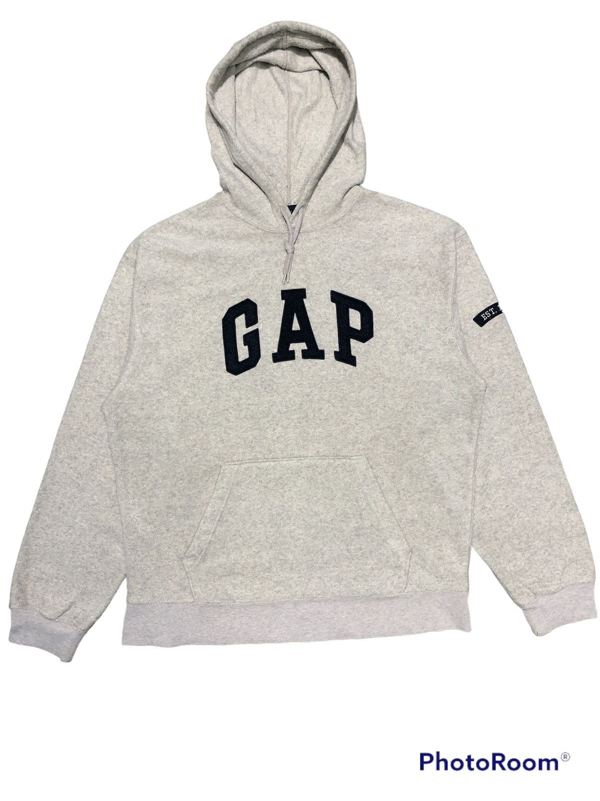 Gap Vintage GAP Fleece Hoodie sweatshirt spell out Size US M / EU 48-50 / 2 - 2 Thumbnail