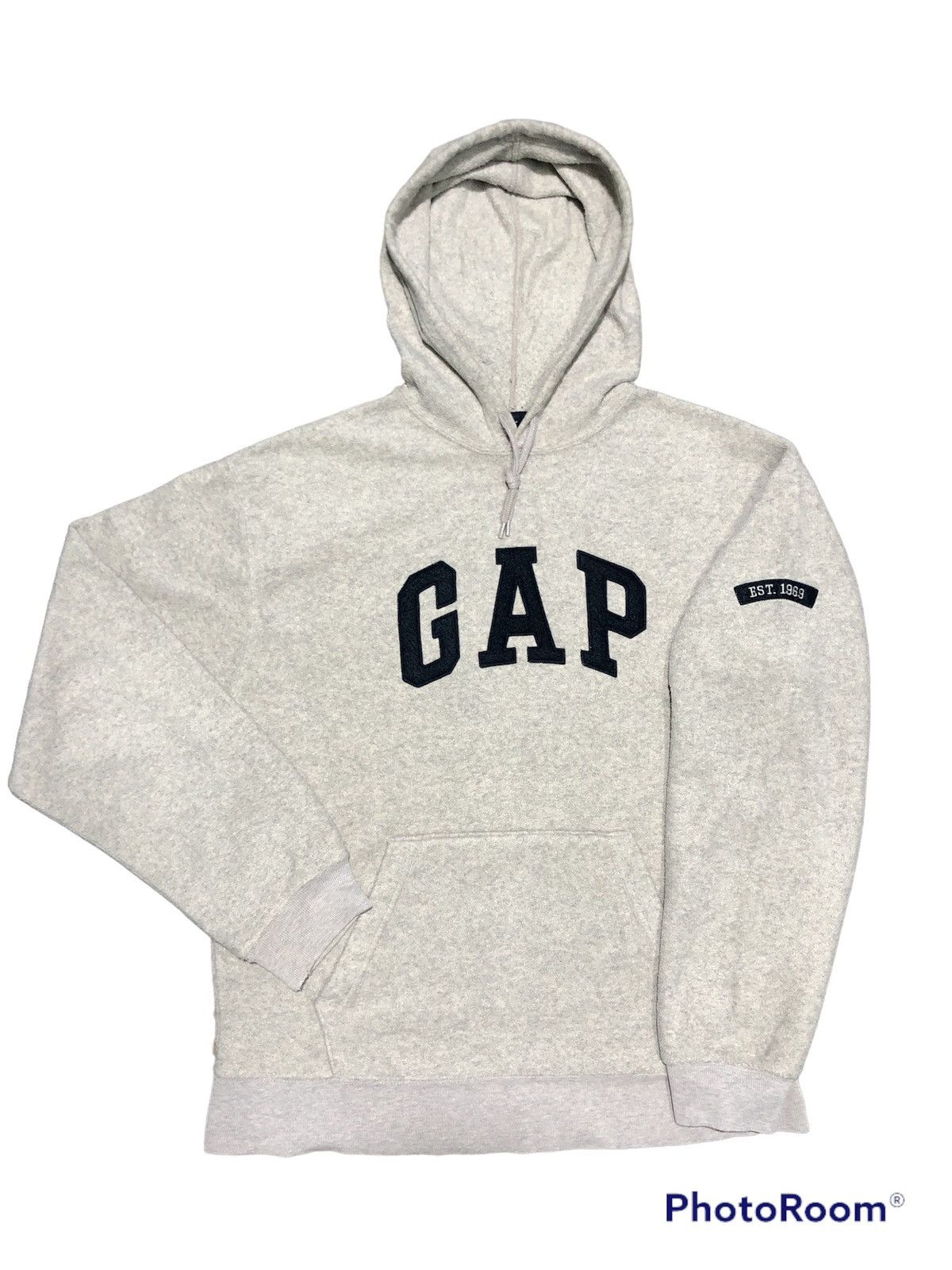 Vintage GAP Fleece Hoodie sweatshirt spell out