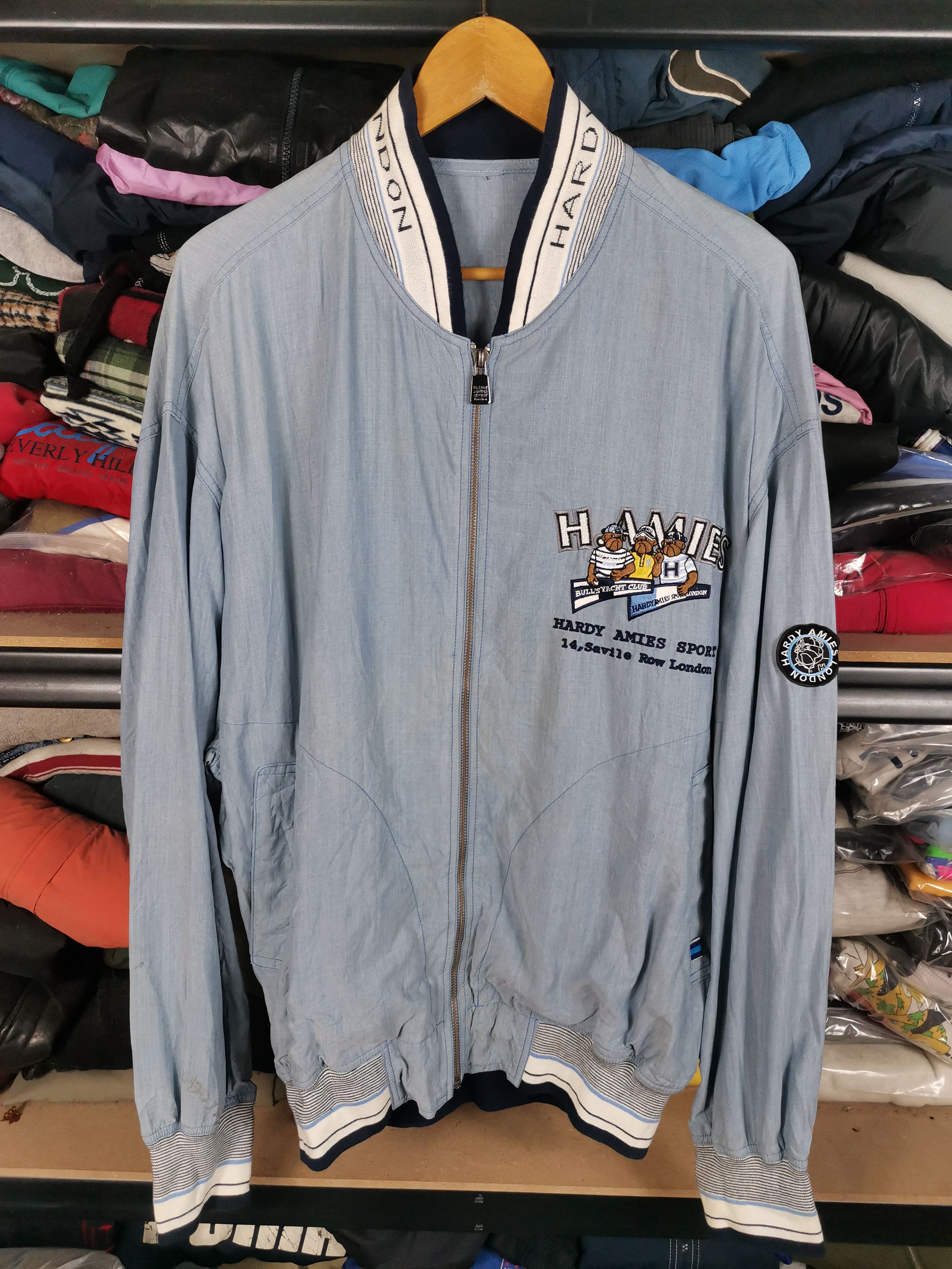 Hardy Amies Japanese Brand Hardy Amies Bomber Jacket Size US XXL / EU 58 / 5 - 2 Thumbnail