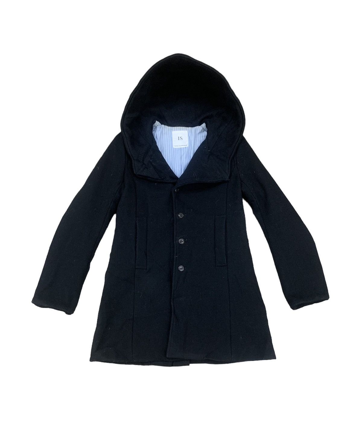 Issey Miyake Vintage Issey Miyake Sunao Kuwahara Wool Long Jacket Size S / US 4 / IT 40 - 2 Thumbnail