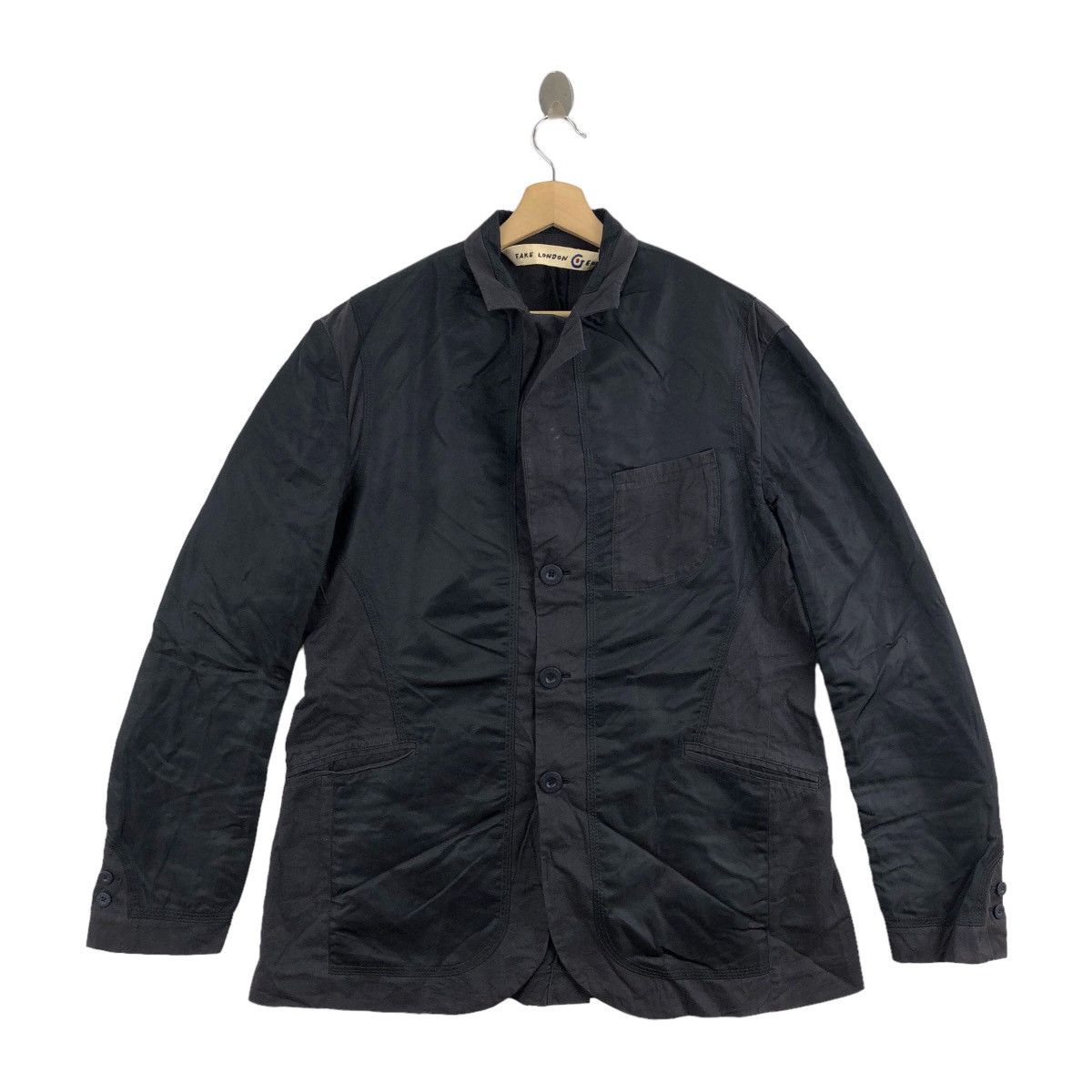 Vtg FAKE LONDON GENIUS Idiosyncratic Patchwork Jacket Nylon