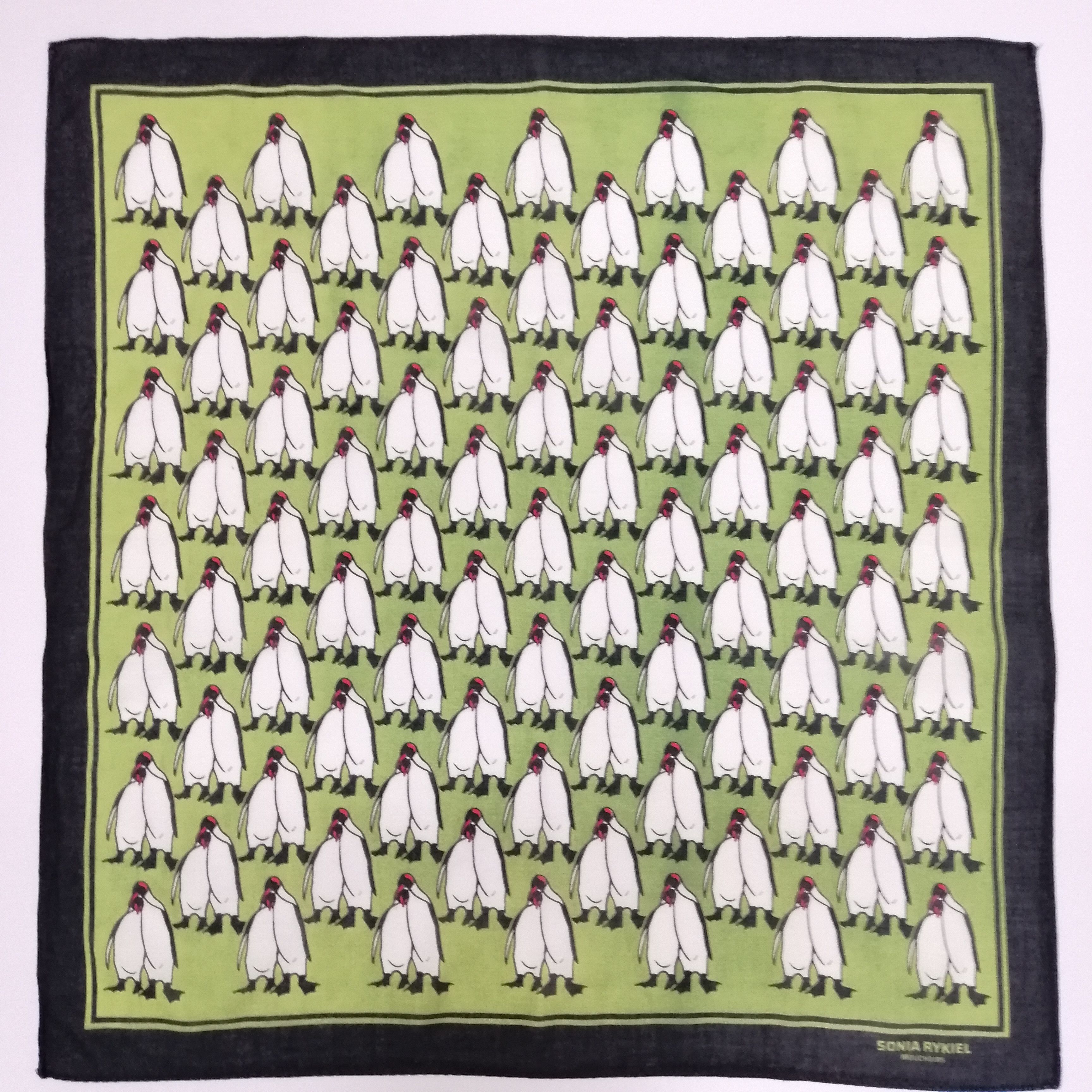 Vintage Sonia Rykiel Handkerchief/Neckerchief/Bandana-KD2414 Size ONE SIZE - 2 Thumbnail