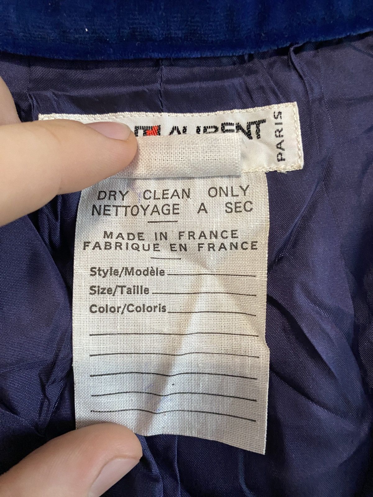 Saint Laurent Paris × Vintage Vintage Skirt Saint Laurent Paris 70’s Size 26" / US 2 / IT 38 - 8 Thumbnail