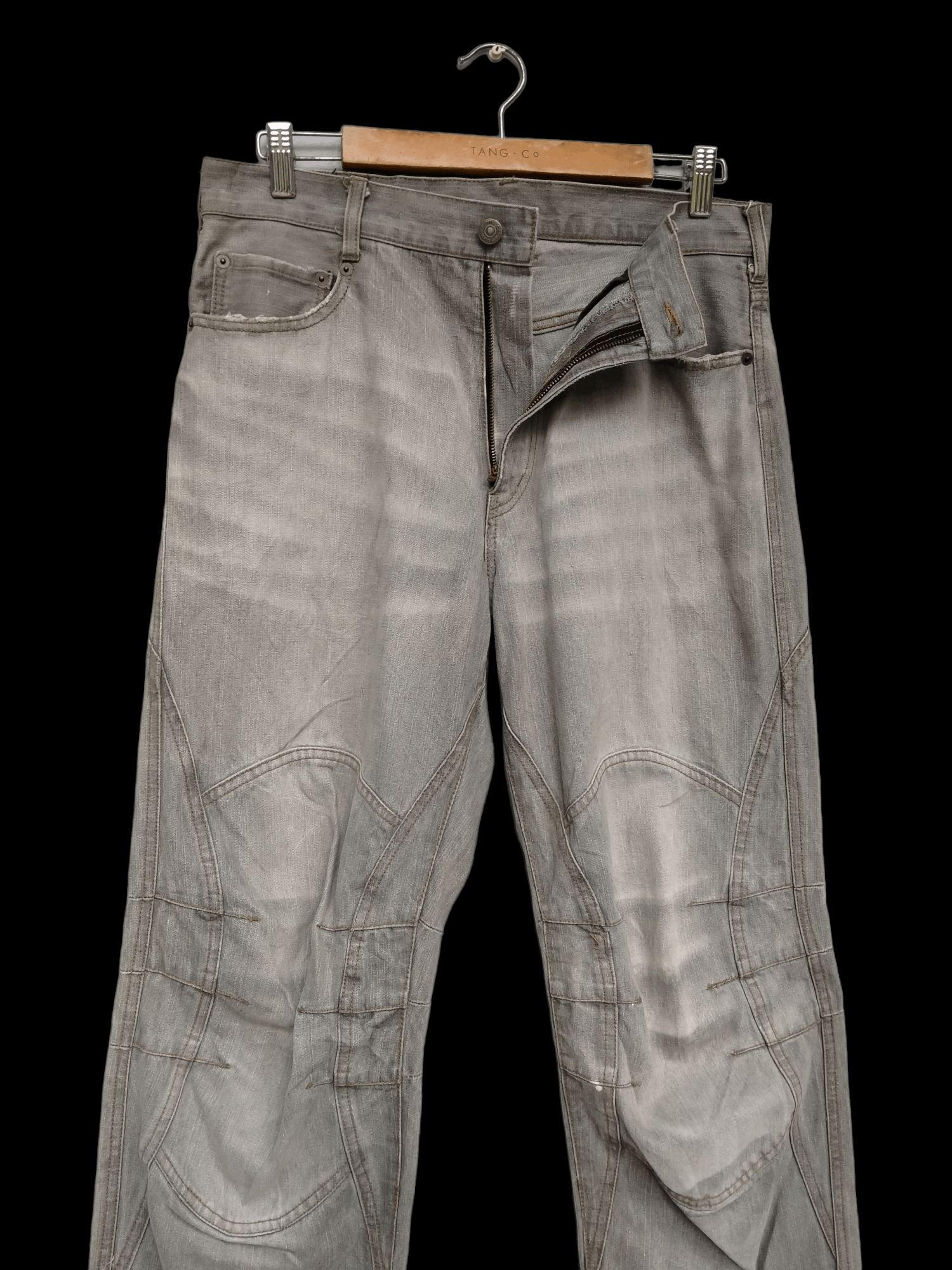 PPFM Vintage PPFM Distressed Biker Denim Jeans Size US 32 / EU 48 - 4 Thumbnail