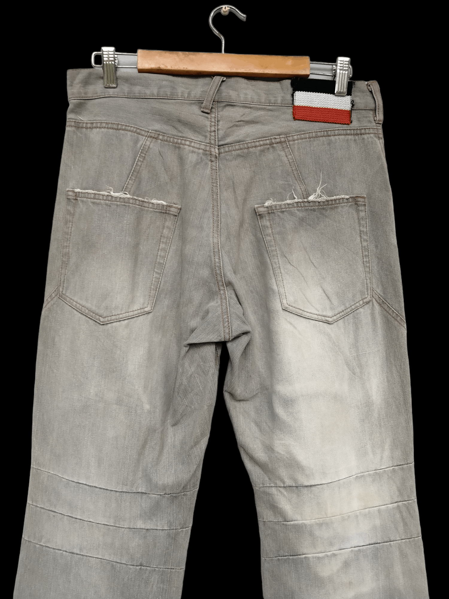 PPFM Vintage PPFM Distressed Biker Denim Jeans Size US 32 / EU 48 - 11 Thumbnail