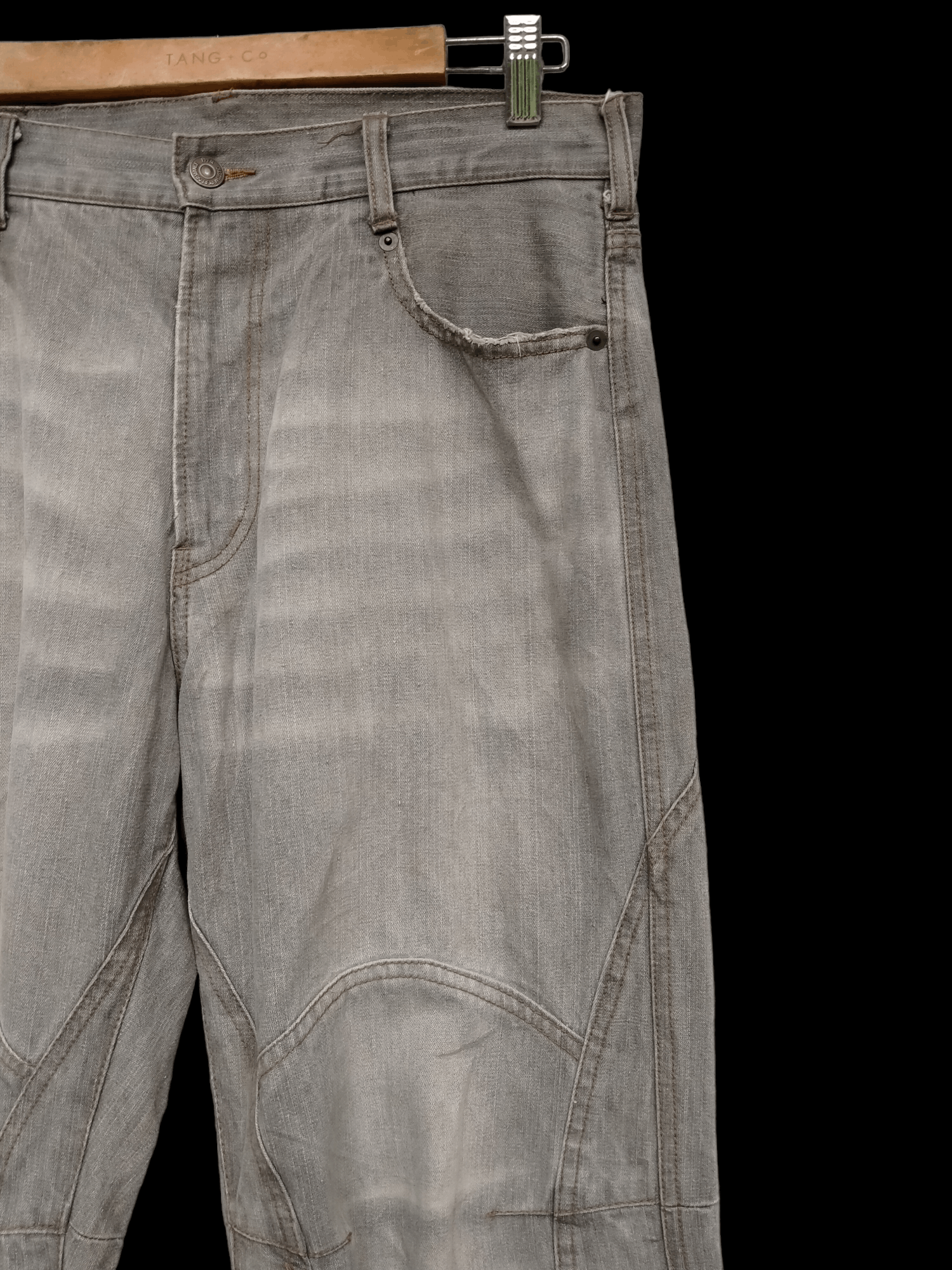 PPFM Vintage PPFM Distressed Biker Denim Jeans Size US 32 / EU 48 - 8 Thumbnail