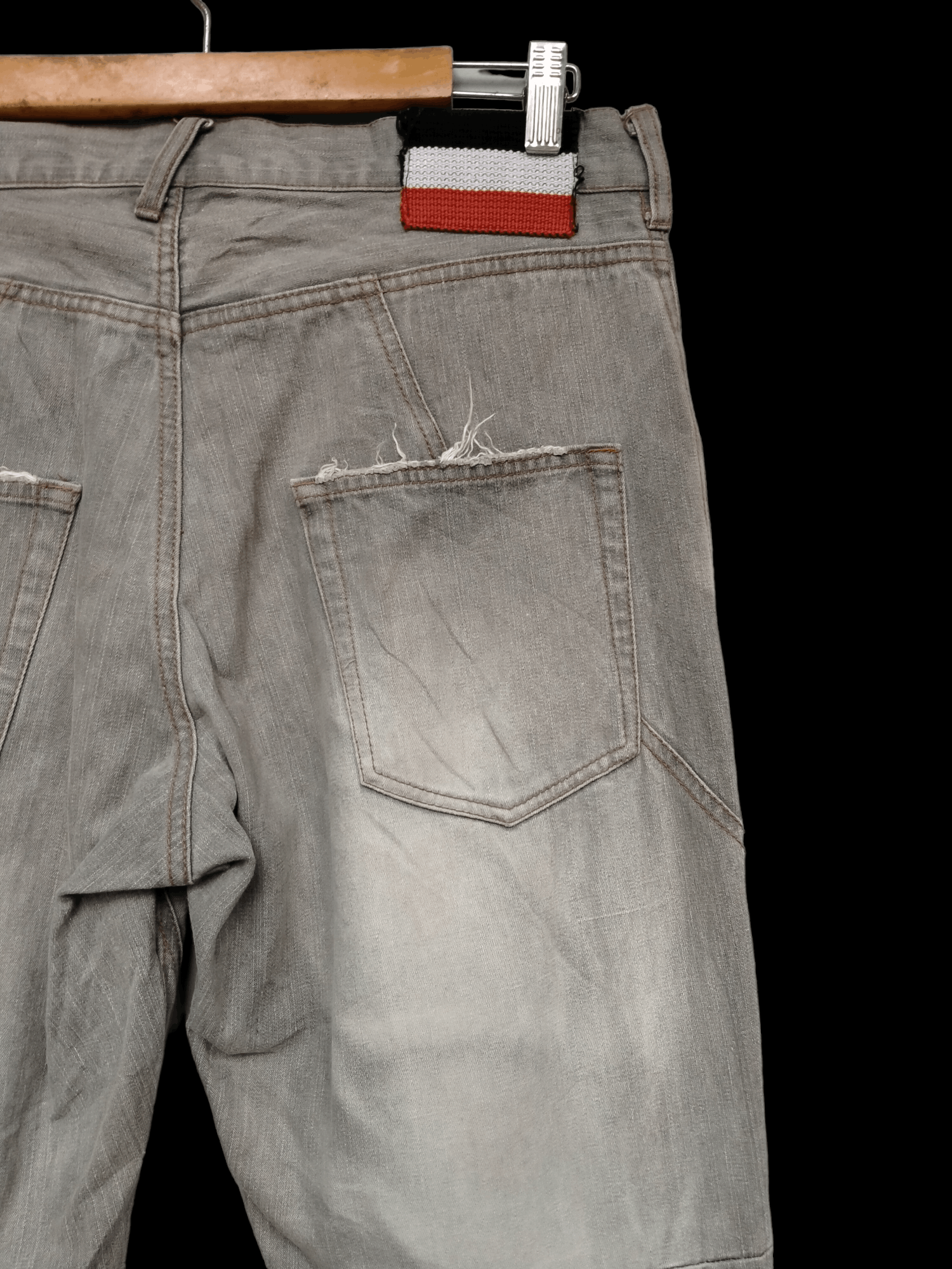 PPFM Vintage PPFM Distressed Biker Denim Jeans Size US 32 / EU 48 - 15 Thumbnail