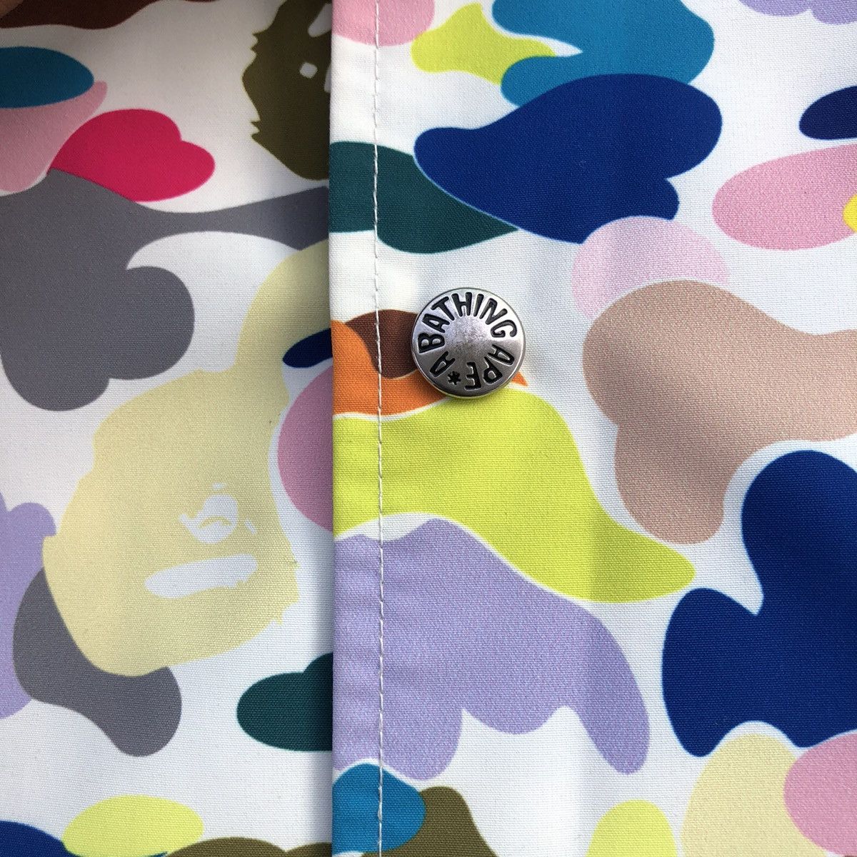 Bape Multi Camo College Coach Jacket Size US L / EU 52-54 / 3 - 10 Thumbnail