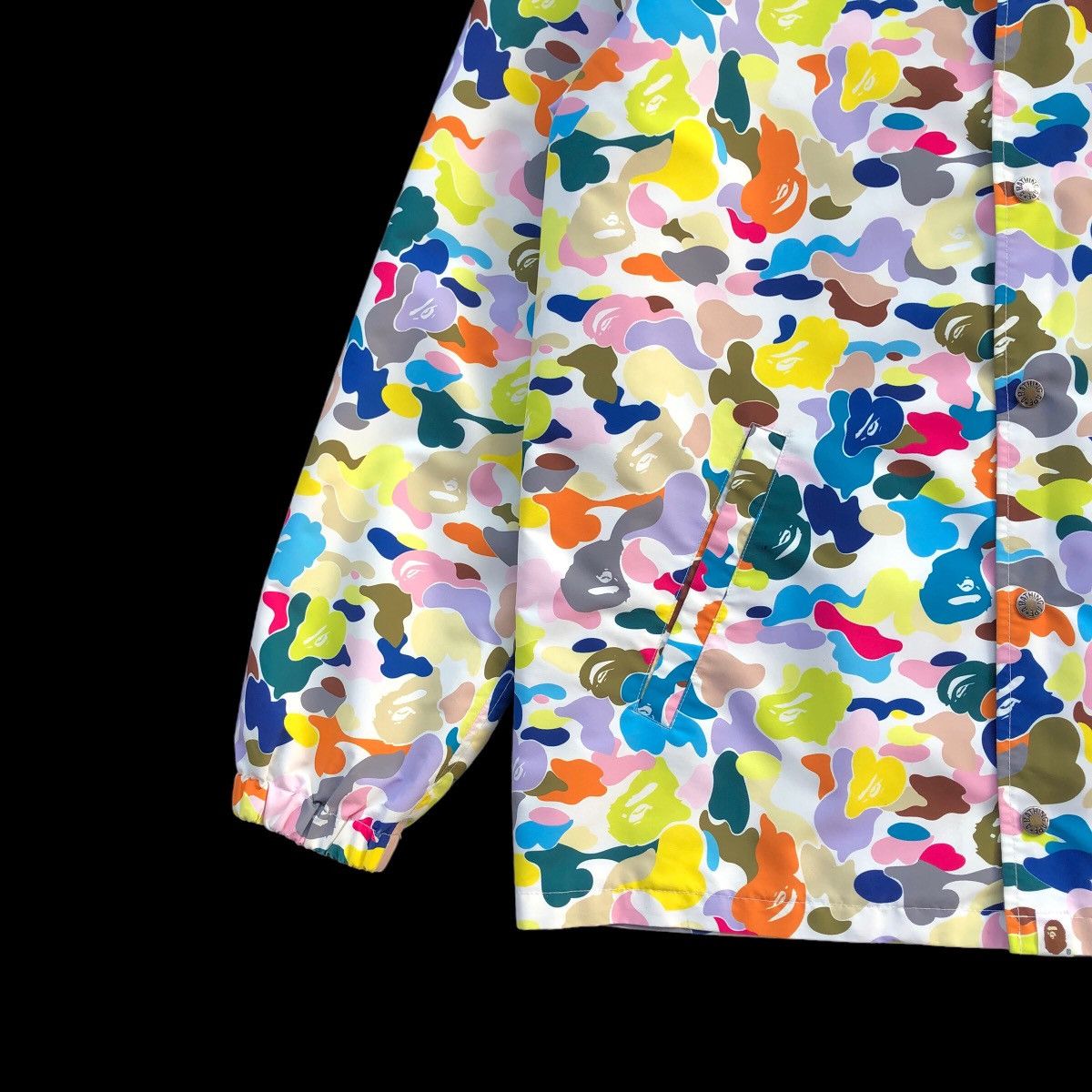 Bape Multi Camo College Coach Jacket Size US L / EU 52-54 / 3 - 6 Thumbnail