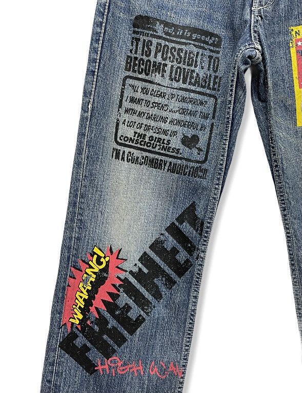 Japanese Brand 🔥90’s Legitimate Denim CO&LU Art Hysteric Glamour Style! Size US 30 / EU 46 - 3 Thumbnail