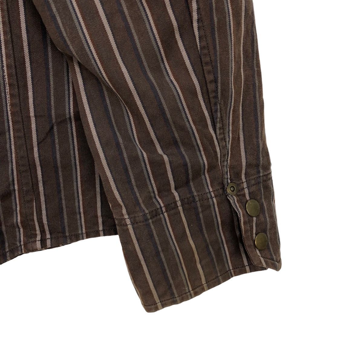 Japanese Brand 🔥Japanese Brand Nicole Club Stripes Western Snap Button Size US M / EU 48-50 / 2 - 6 Thumbnail