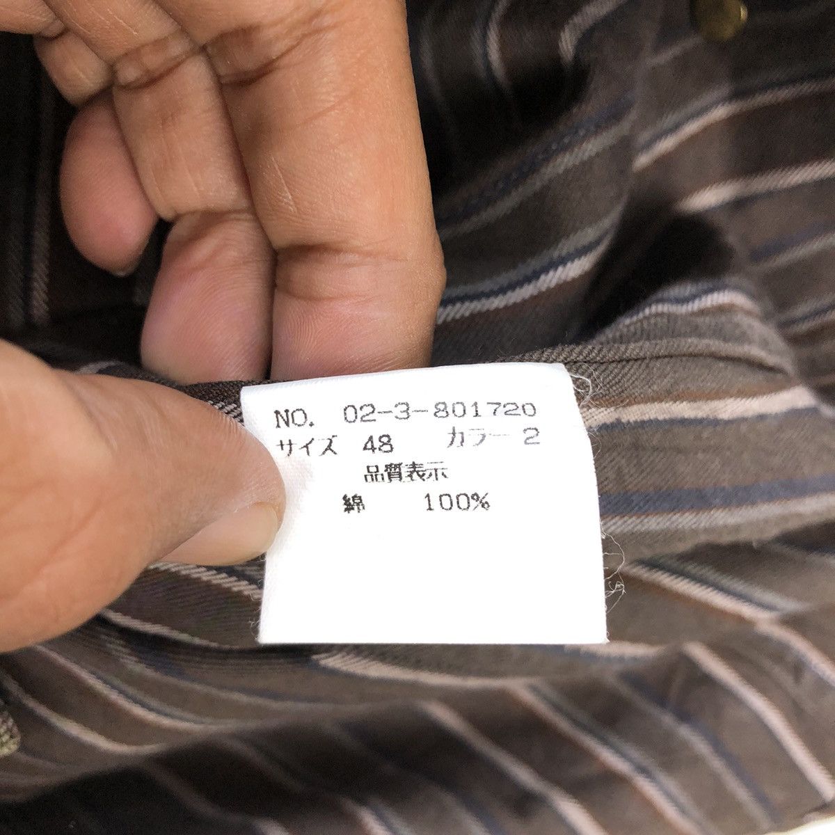 Japanese Brand 🔥Japanese Brand Nicole Club Stripes Western Snap Button Size US M / EU 48-50 / 2 - 8 Thumbnail