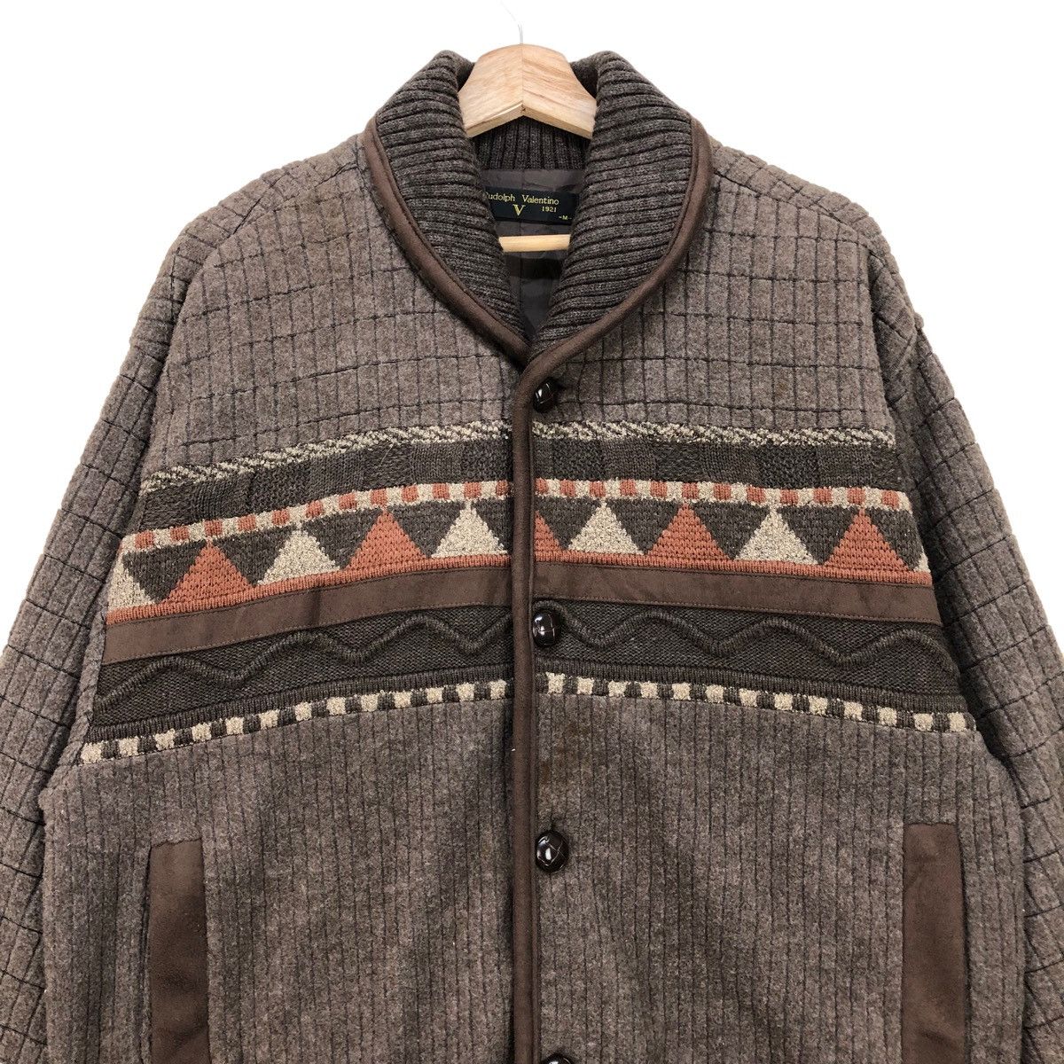 Native 🔥Vintage Rudolph Valentino Native Printed Aztec Jacket Size US M / EU 48-50 / 2 - 3 Thumbnail