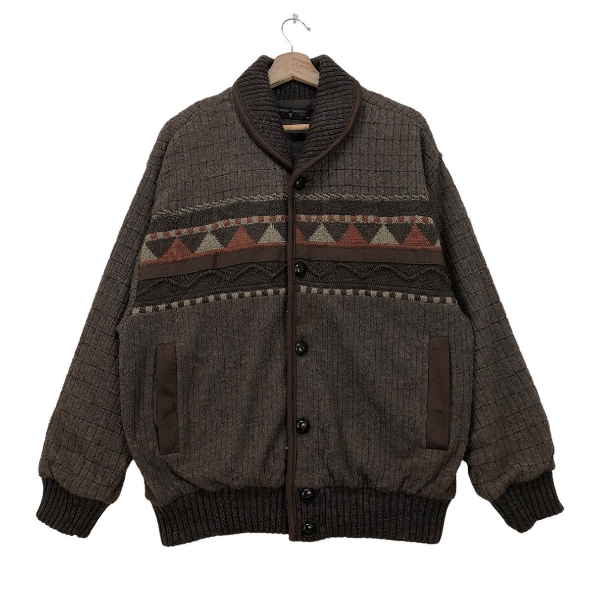 Native 🔥Vintage Rudolph Valentino Native Printed Aztec Jacket Size US M / EU 48-50 / 2 - 1 Thumbnail