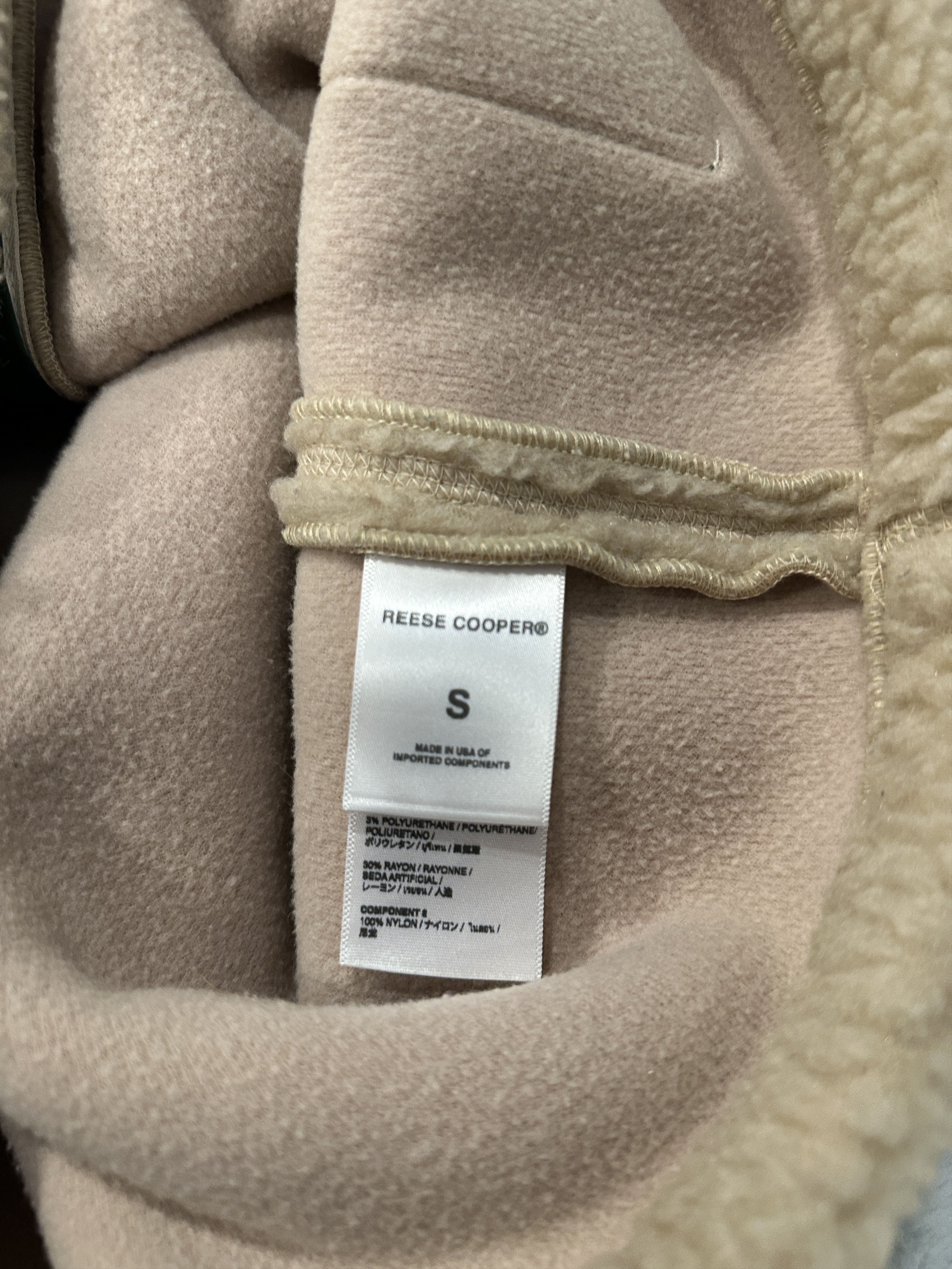 Reese Cooper Reese Cooper Sherpa Fleece NWT Size US S / EU 44-46 / 1 - 7 Thumbnail