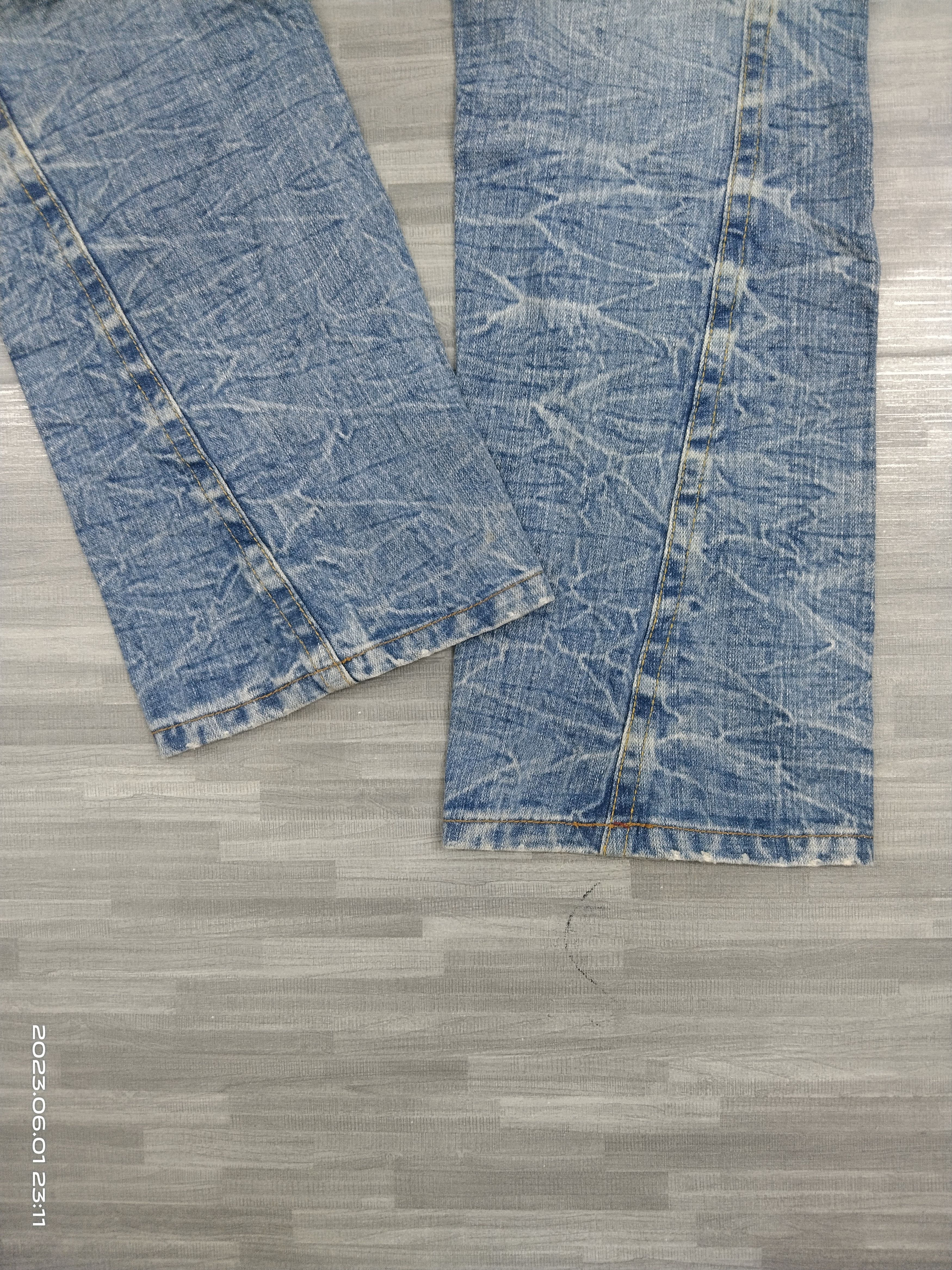 Vintage SiCK🔥REAL VINTAGE TWIST DENIM PANTS Size US 33 - 6 Thumbnail