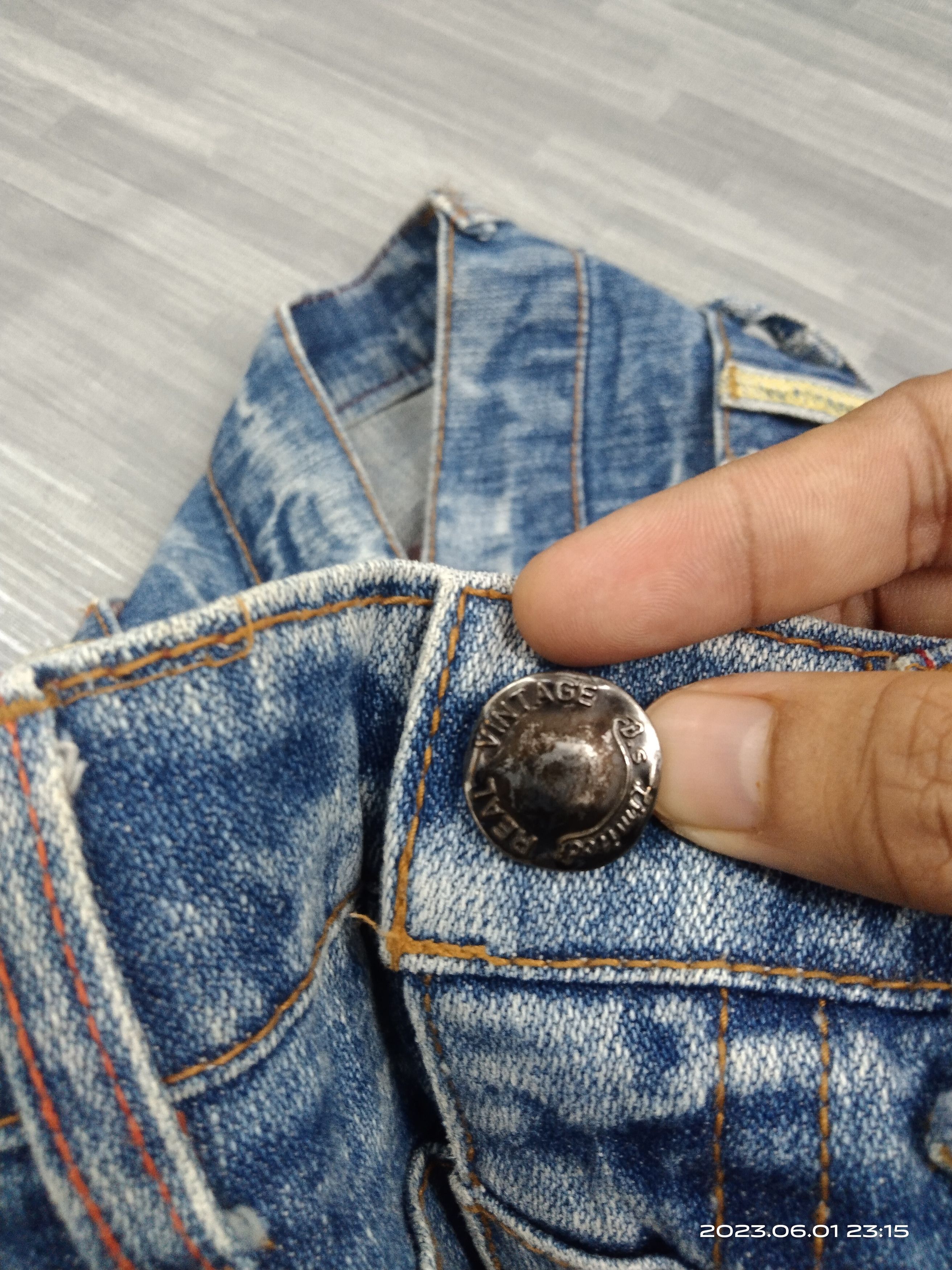 Vintage SiCK🔥REAL VINTAGE TWIST DENIM PANTS Size US 33 - 8 Thumbnail