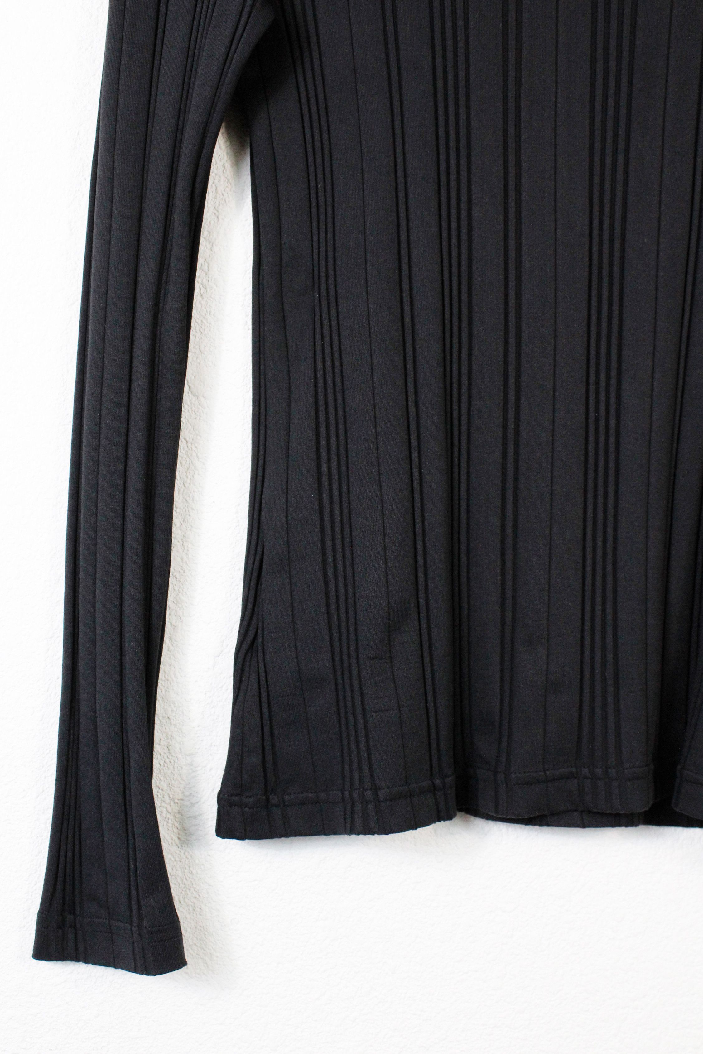 Dolce & Gabbana Womens Dolce & Gabbana Black Ribbed High Mock Neck Sweater Size M / US 6-8 / IT 42-44 - 2 Thumbnail