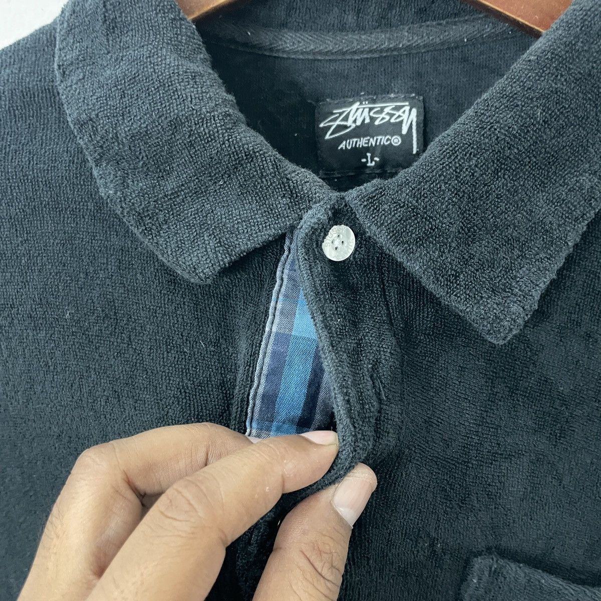 Stussy Vintage Stussy Small Logo Polos Shirts Size US L / EU 52-54 / 3 - 6 Thumbnail