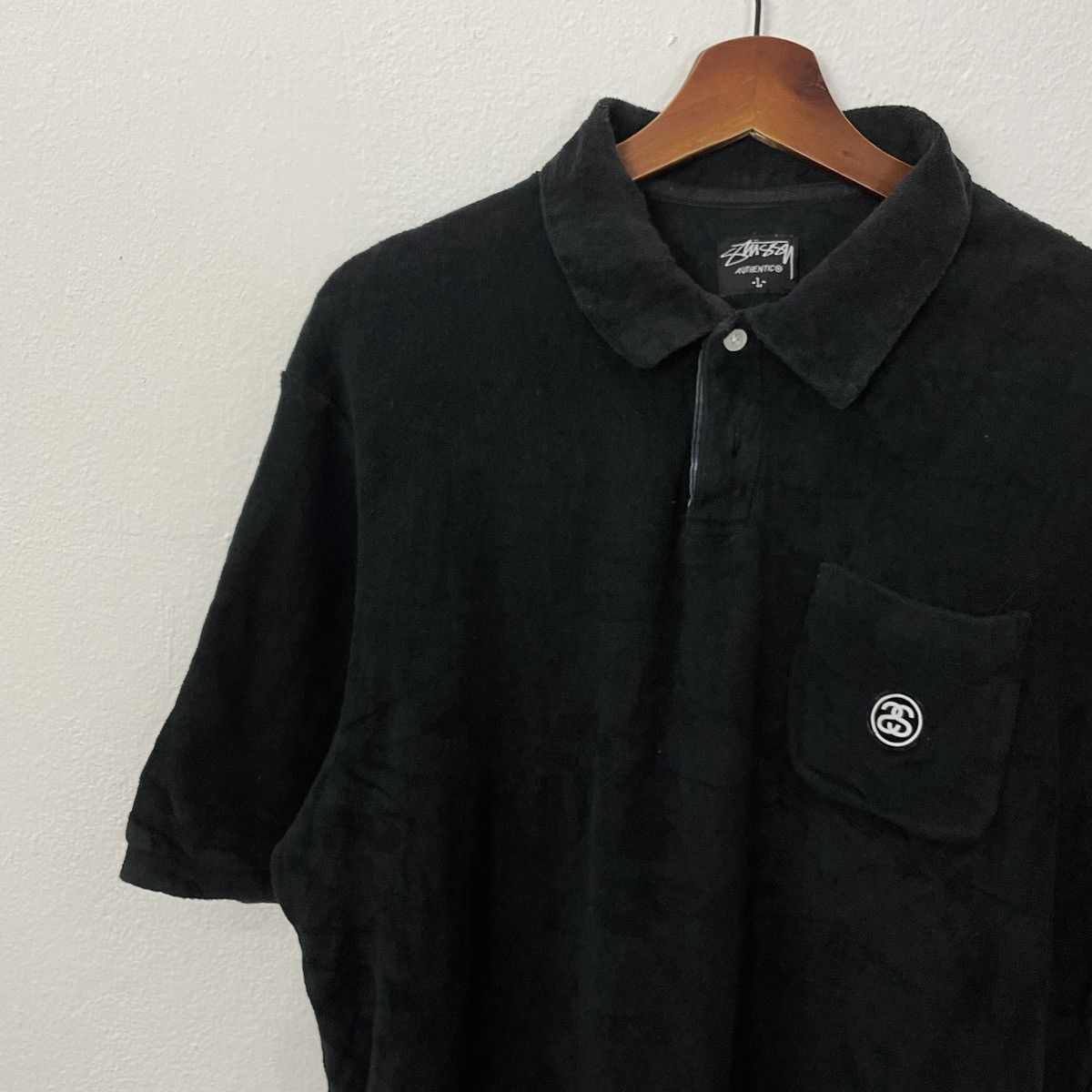 Stussy Vintage Stussy Small Logo Polos Shirts Size US L / EU 52-54 / 3 - 3 Thumbnail
