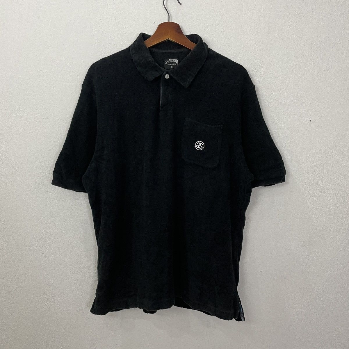 DENIM TEARS × Stussy Stussy & Denim Tears Pique Polo | Grailed