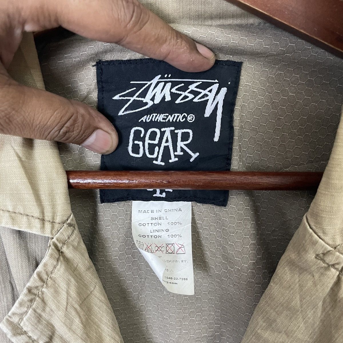 Stussy Vintage Stussy Gear Long Faded Jacket Size US XL / EU 56 / 4 - 5 Thumbnail