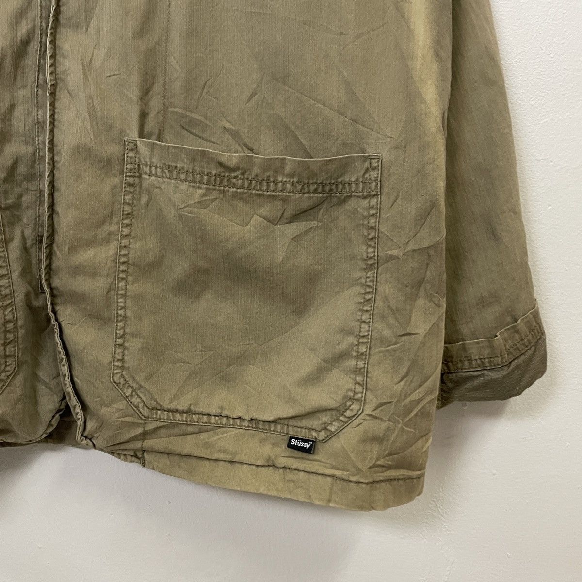 Stussy Vintage Stussy Gear Long Faded Jacket Size US XL / EU 56 / 4 - 2 Thumbnail