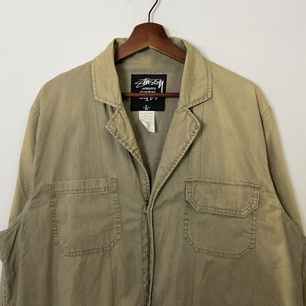 Stussy Vintage Stussy Gear Long Faded Jacket Size US XL / EU 56 / 4 - 4 Thumbnail