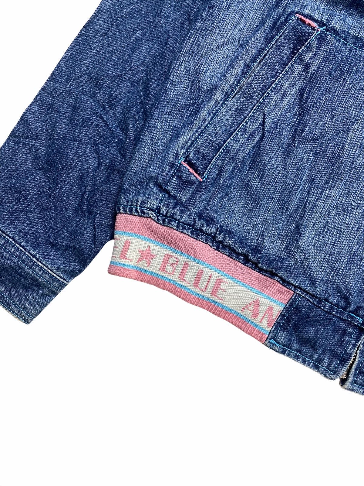 Japanese Brand 1990s Angel Blue - Washed Denim Work Jacket Size US M / EU 48-50 / 2 - 6 Thumbnail