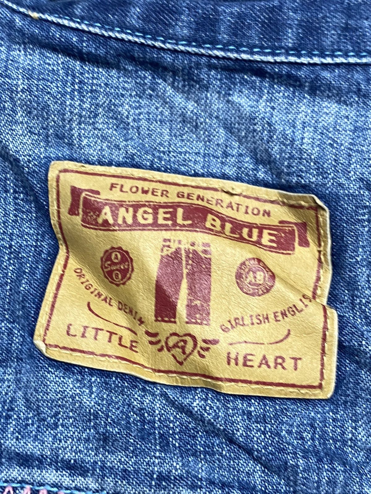 Japanese Brand 1990s Angel Blue - Washed Denim Work Jacket Size US M / EU 48-50 / 2 - 12 Thumbnail