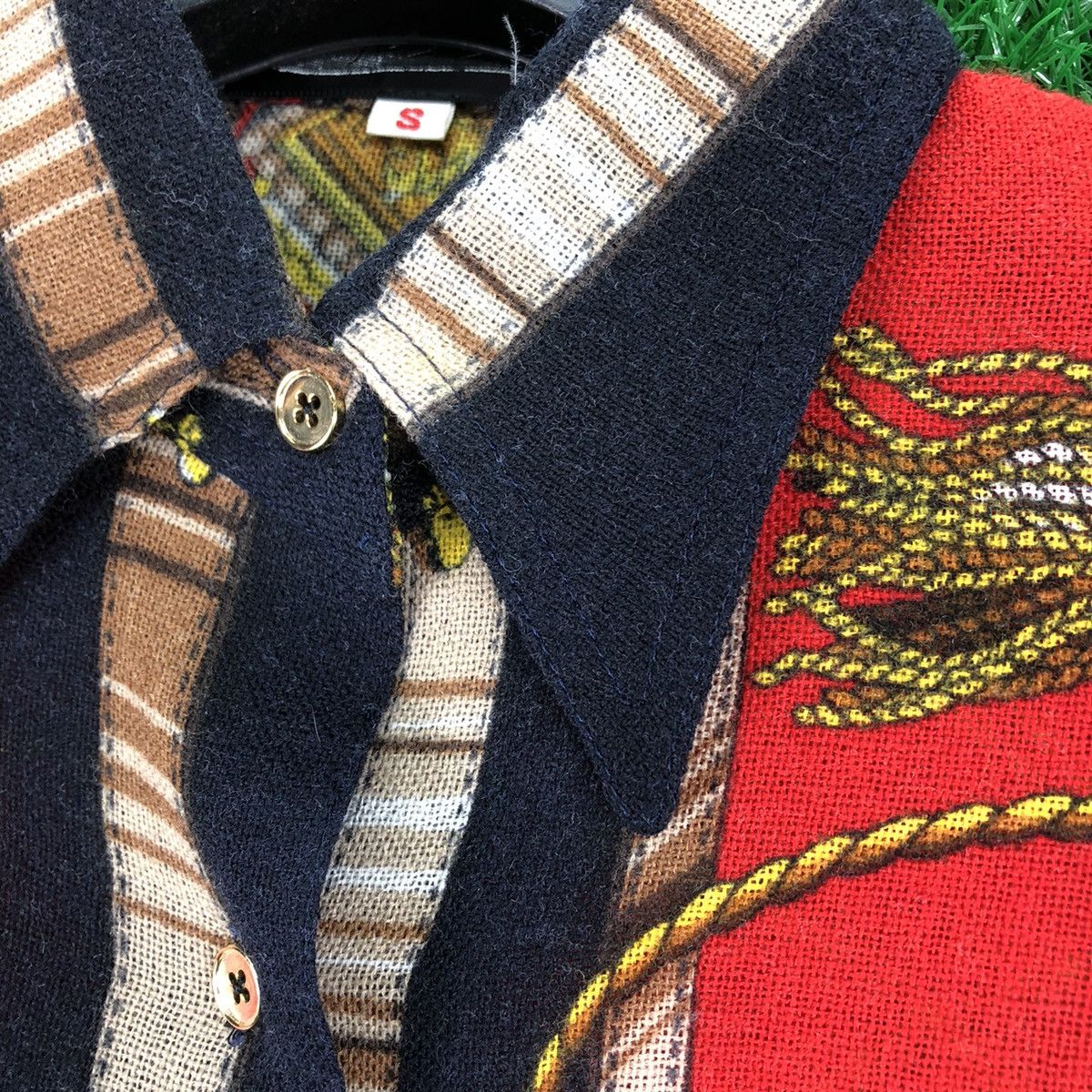 Japanese Brand × Vintage Vintage 90's Fullprint Women Shirt by Lotcham Size XS / US 0-2 / IT 36-38 - 8 Thumbnail