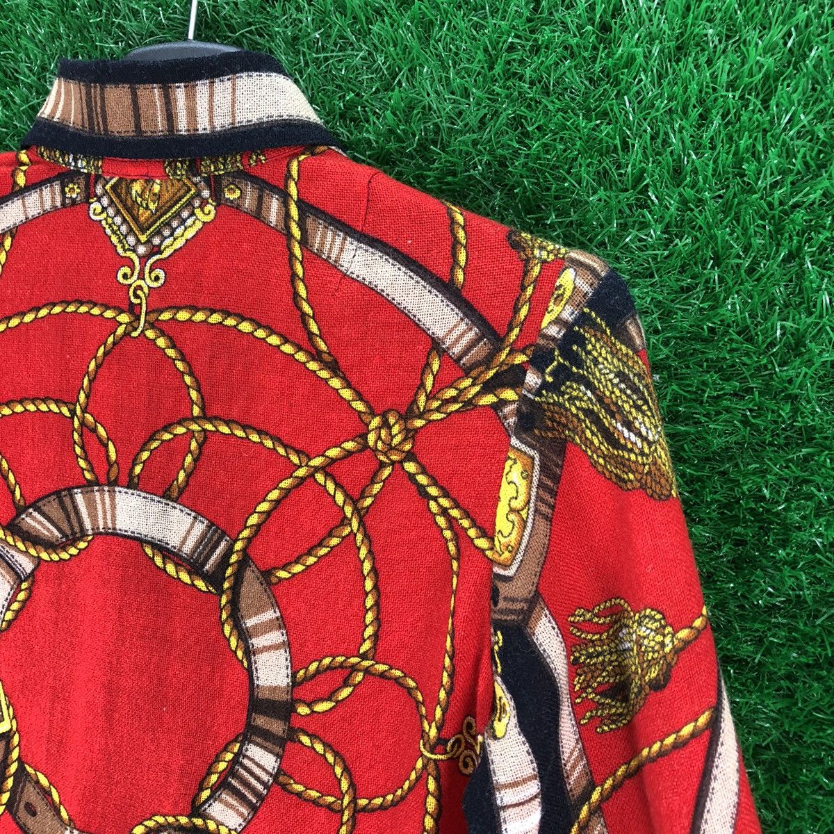 Japanese Brand × Vintage Vintage 90's Fullprint Women Shirt by Lotcham Size XS / US 0-2 / IT 36-38 - 5 Thumbnail