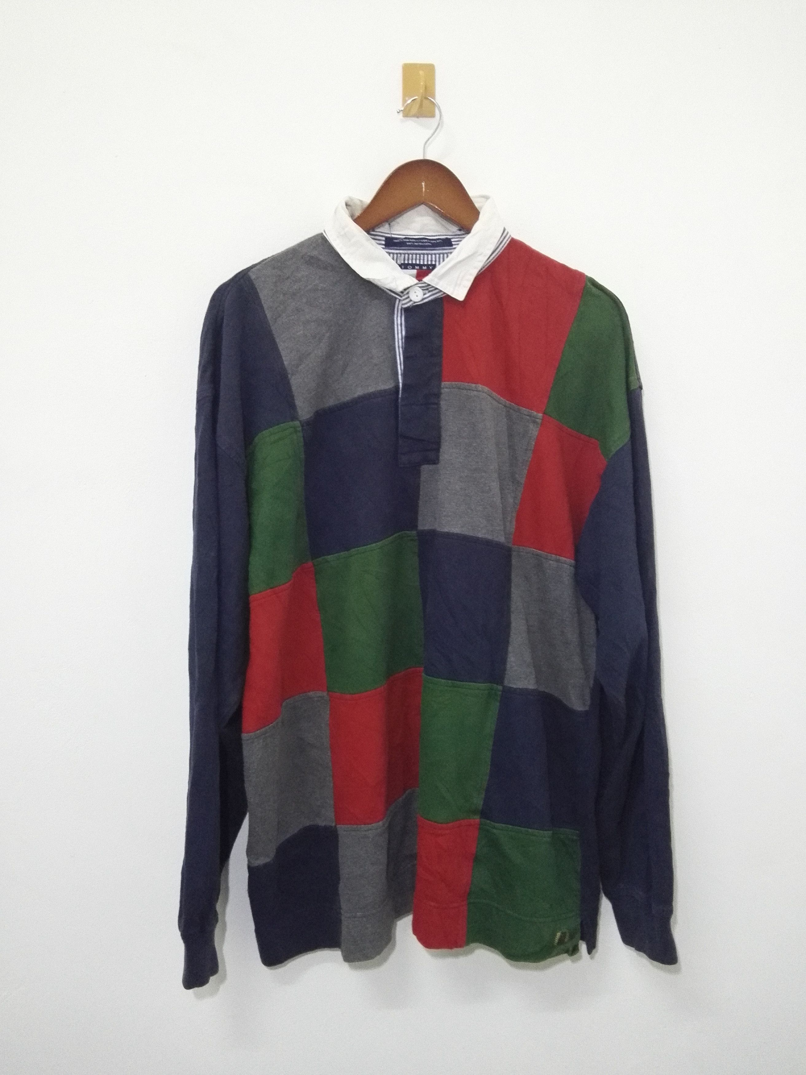 Tommy Hilfiger Patchwork Tommy Hilfiger Polo Long Slevee shirt Multicolour Size US XL / EU 56 / 4 - 1 Thumbnail