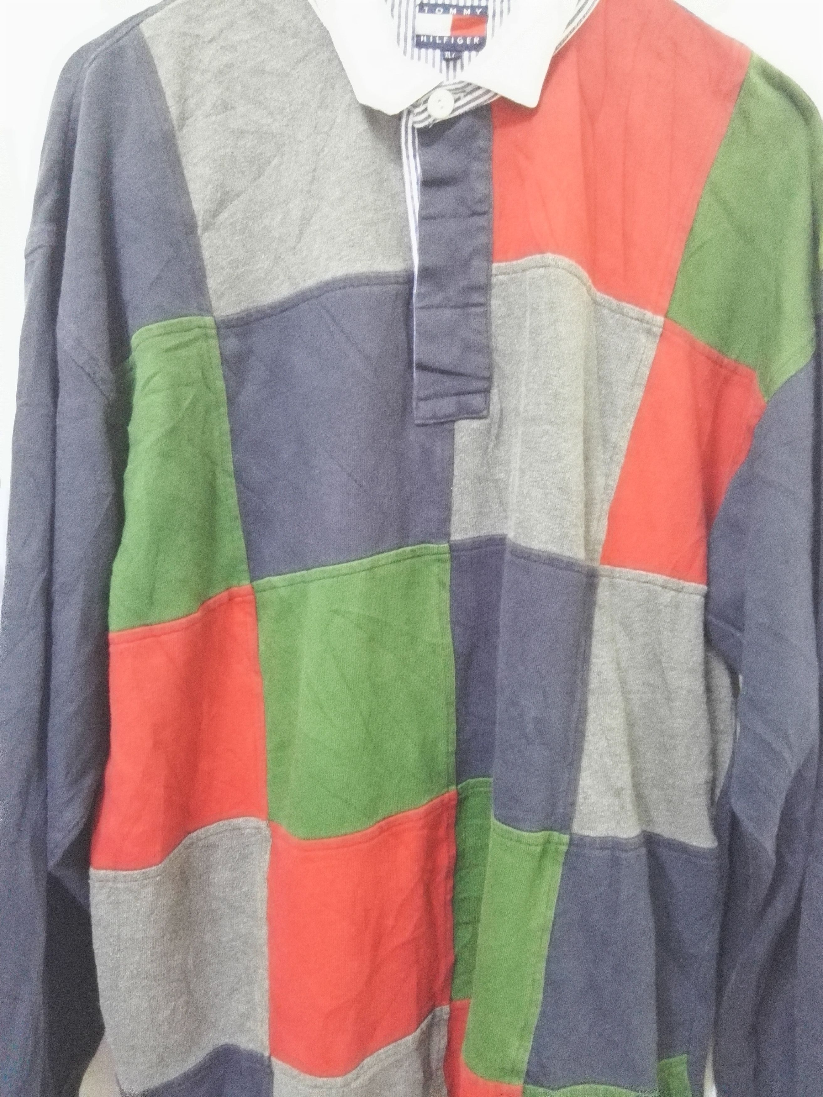 Tommy Hilfiger Patchwork Tommy Hilfiger Polo Long Slevee shirt Multicolour Size US XL / EU 56 / 4 - 3 Thumbnail