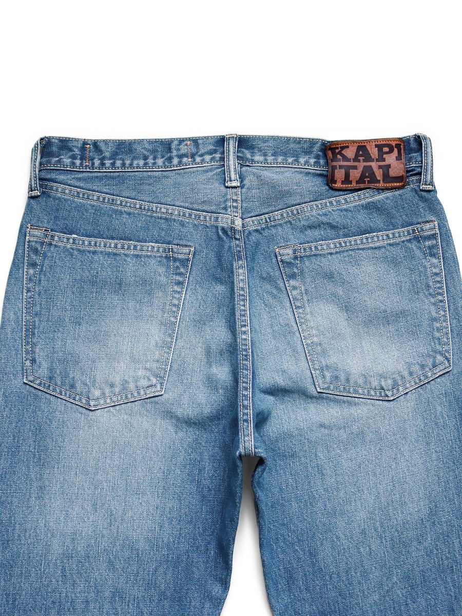 Kapital Kapital 14oz Monkey Cisco 3 Year Proccessed Denim Size US 30 / EU 46 - 9 Thumbnail