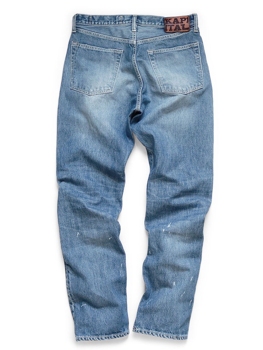 Kapital Kapital 14oz Monkey Cisco 3 Year Proccessed Denim Size US 30 / EU 46 - 3 Thumbnail