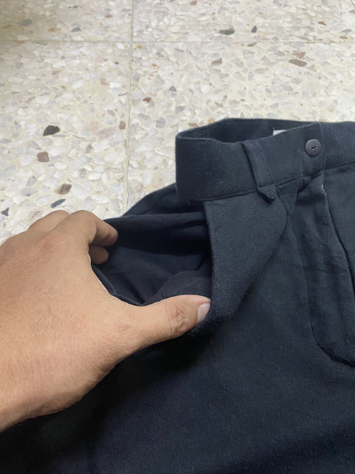 Issey Miyake I.S Issey Miyake Hakama Pants Black Color Design Size US 26 / EU 42 - 6 Thumbnail